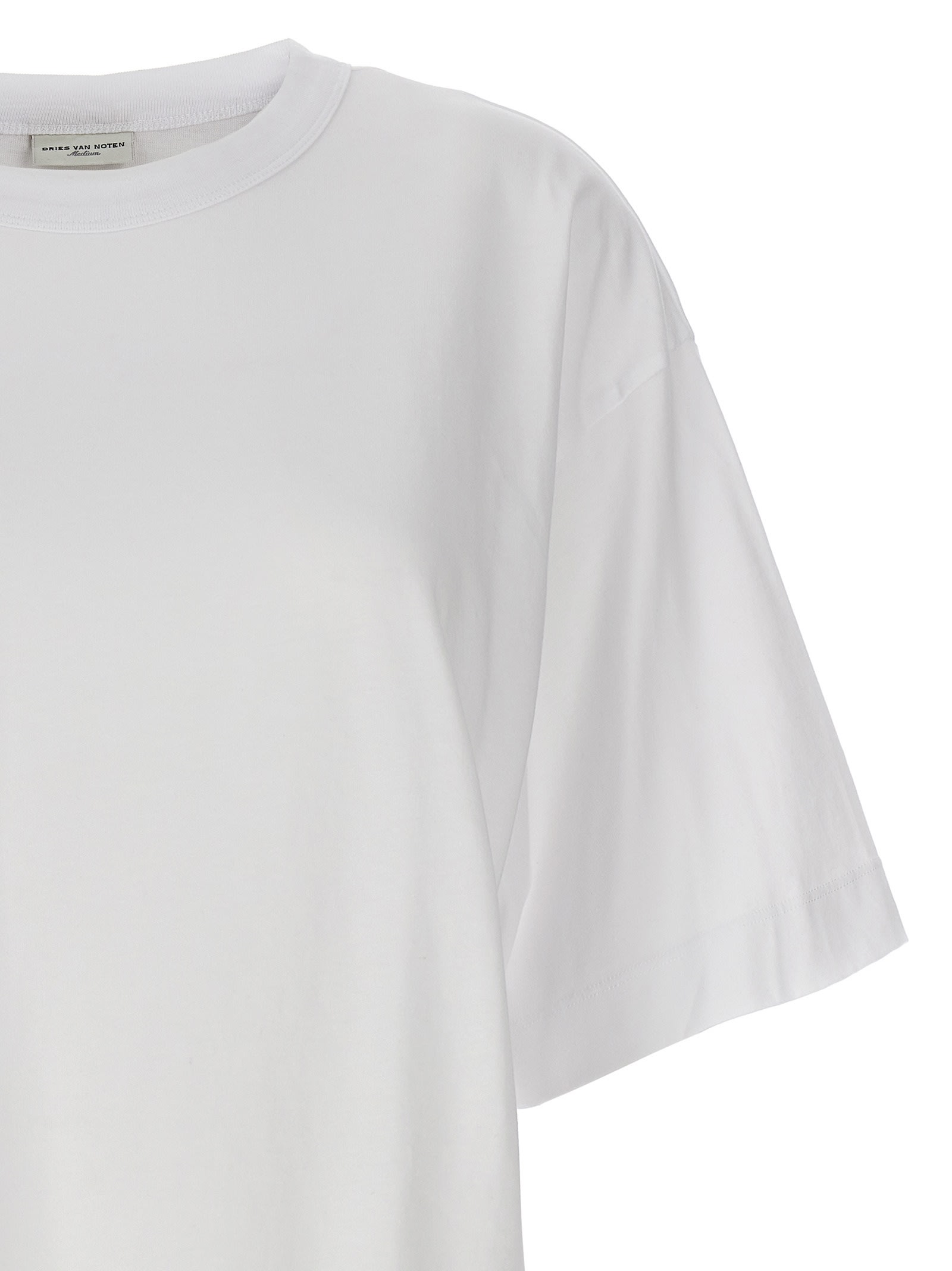 Shop Dries Van Noten Hegels T-shirt In White