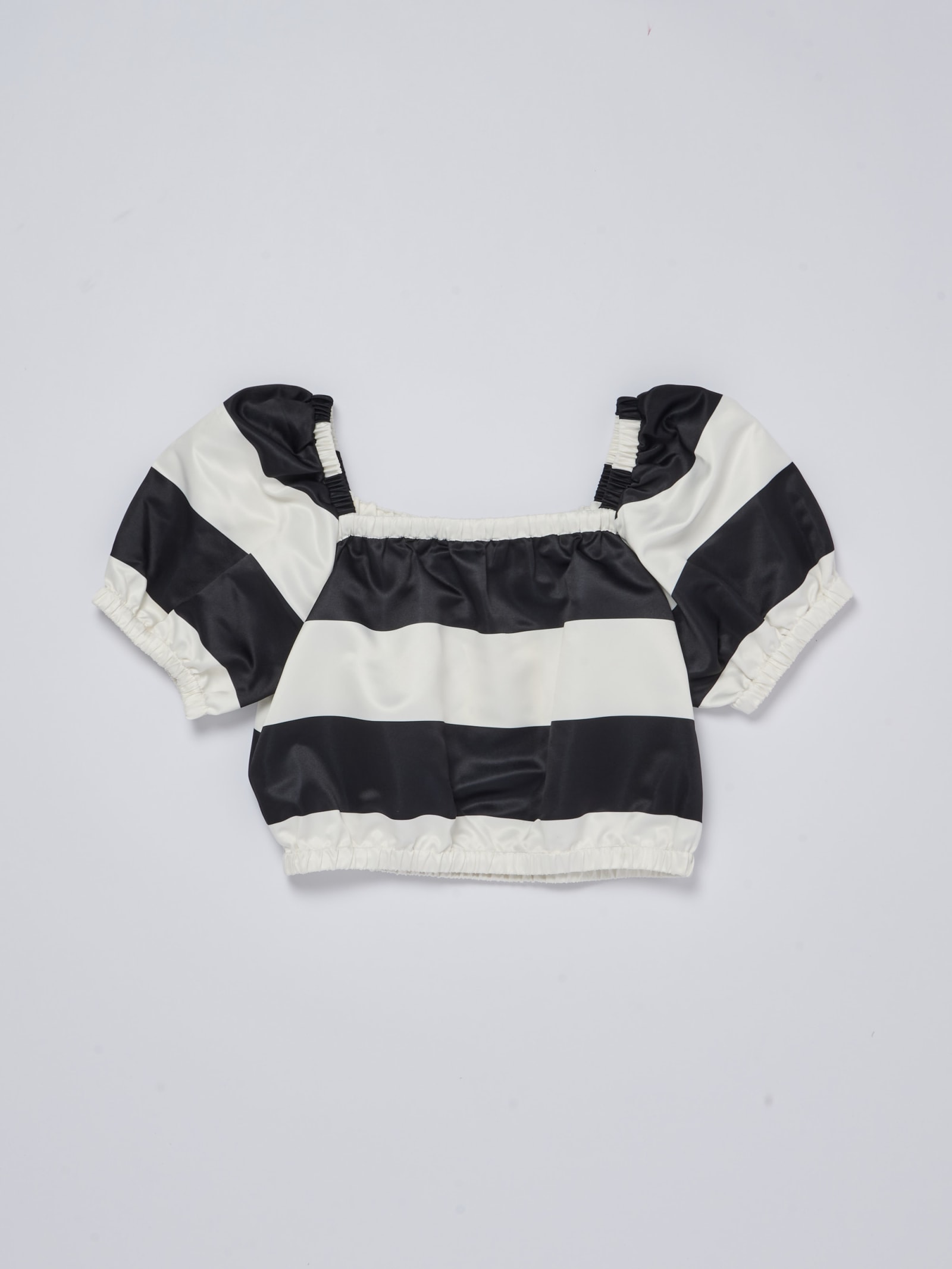 Twinset Kids' Blouses Blouse In Nero-bianco