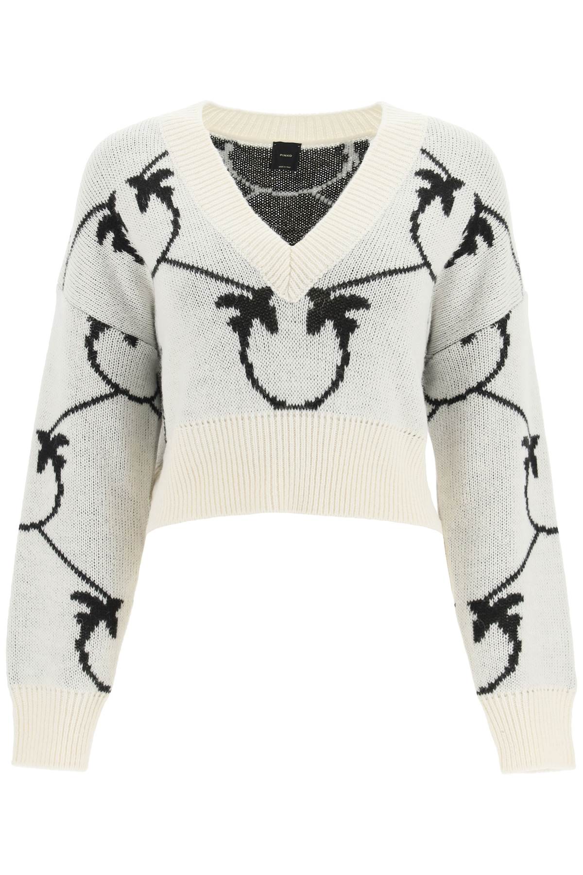 Pinko Love Birds Wool And Alpaca Blend Sweater