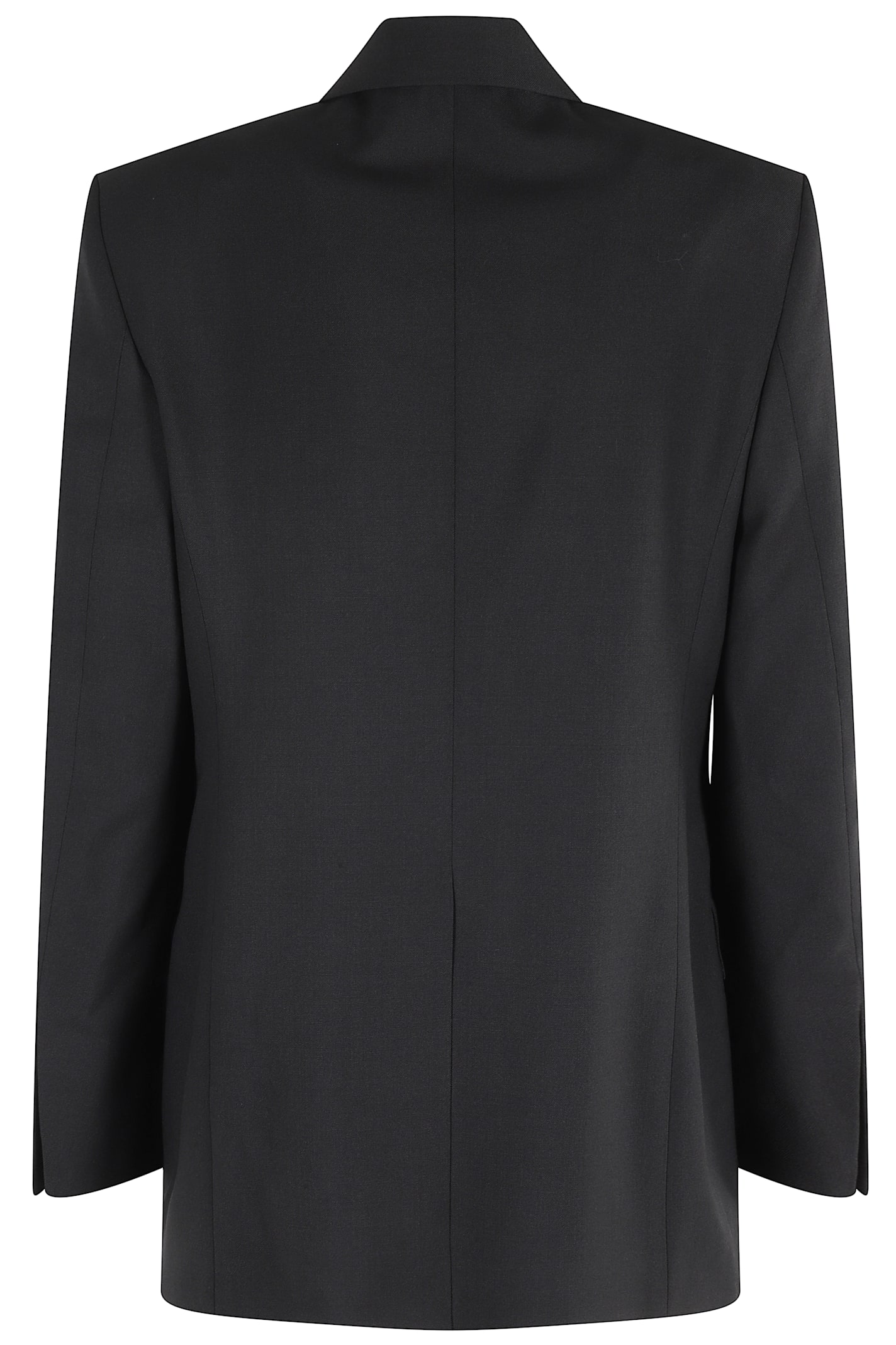 Filippa K Tailored Double-breasted Blazer With Peaked Lapel In Black