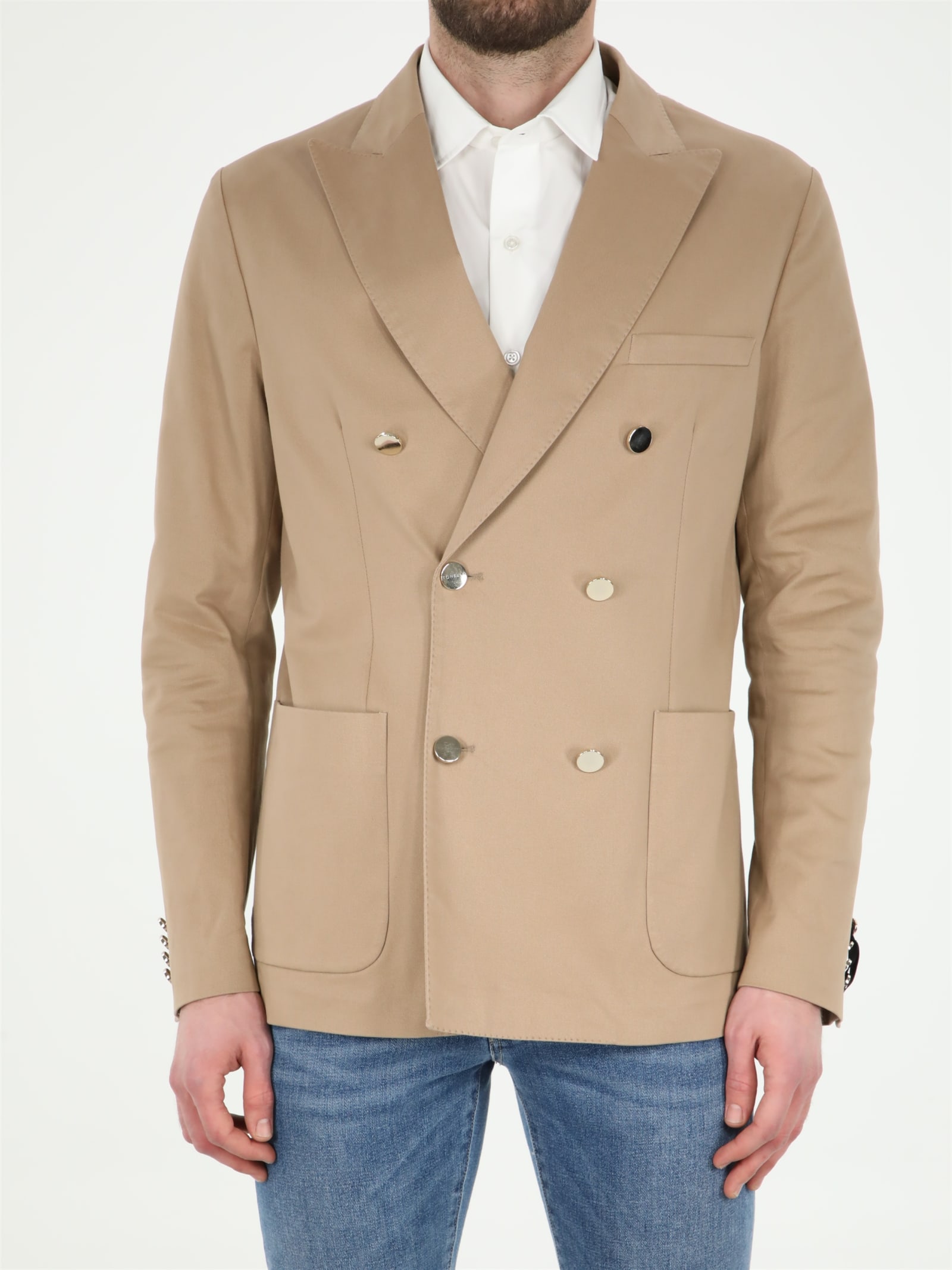 Beige Cotton Jacket