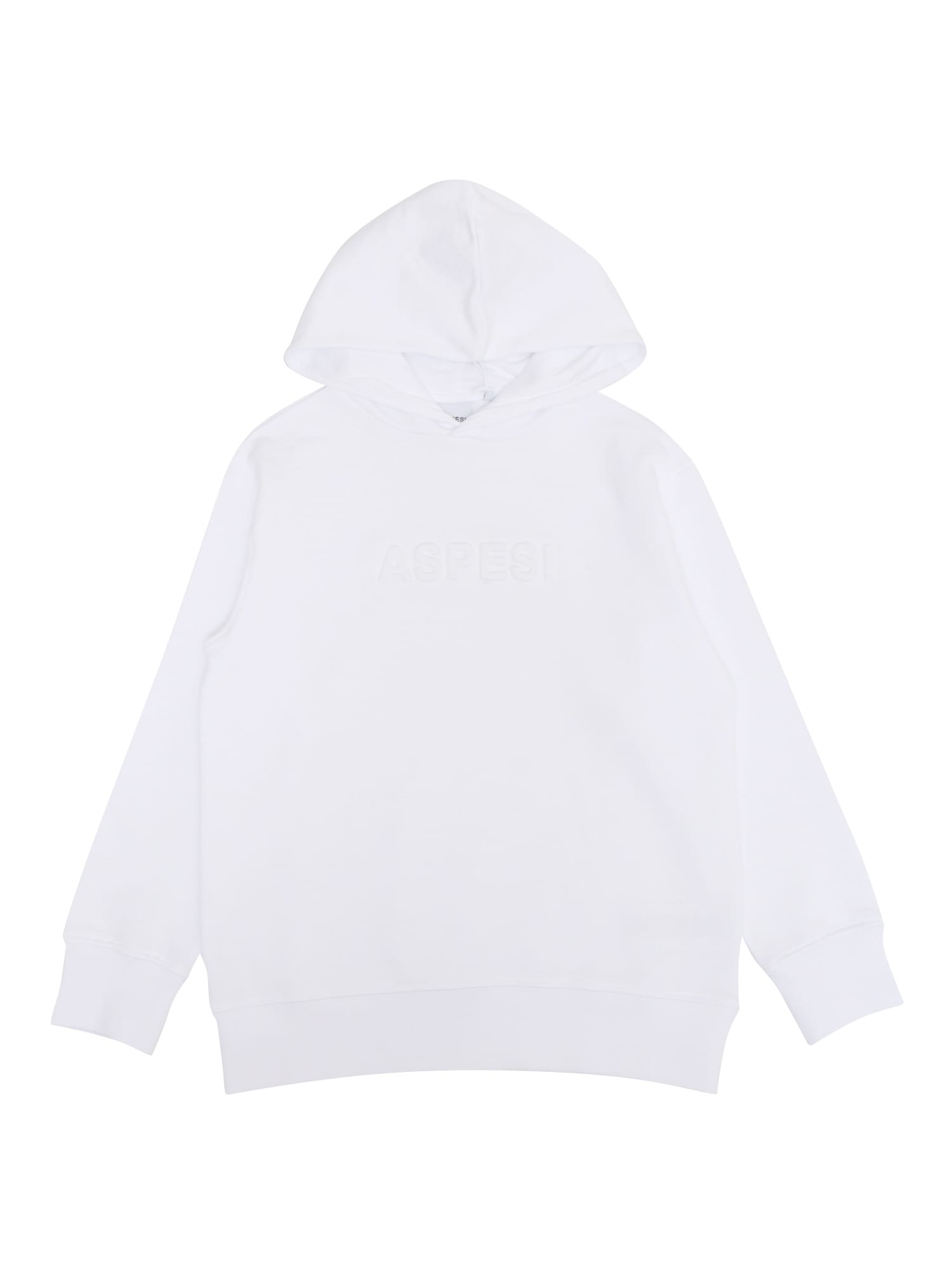 Aspesi Basic Sports Sweatshirt In White