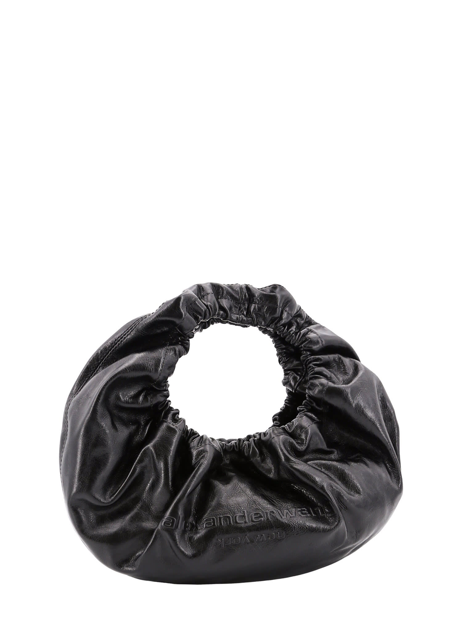 Shop Alexander Wang Crescent Handbag In Black