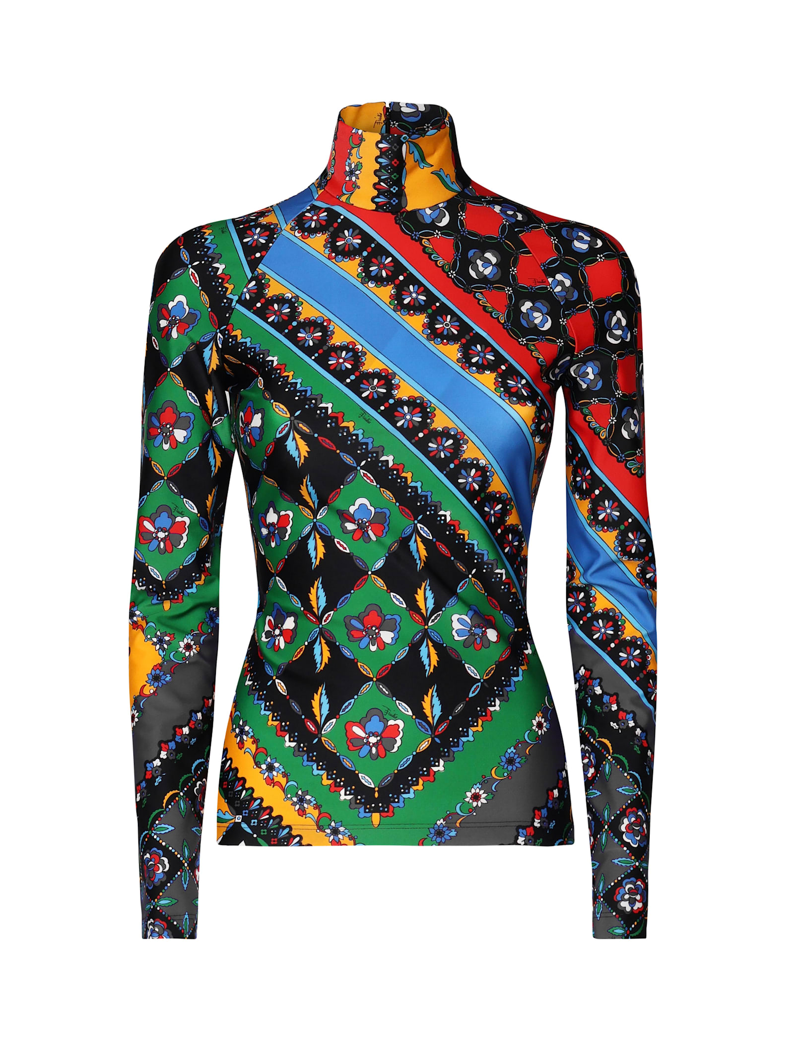 Shop Pucci Festa Knit In Multicolour