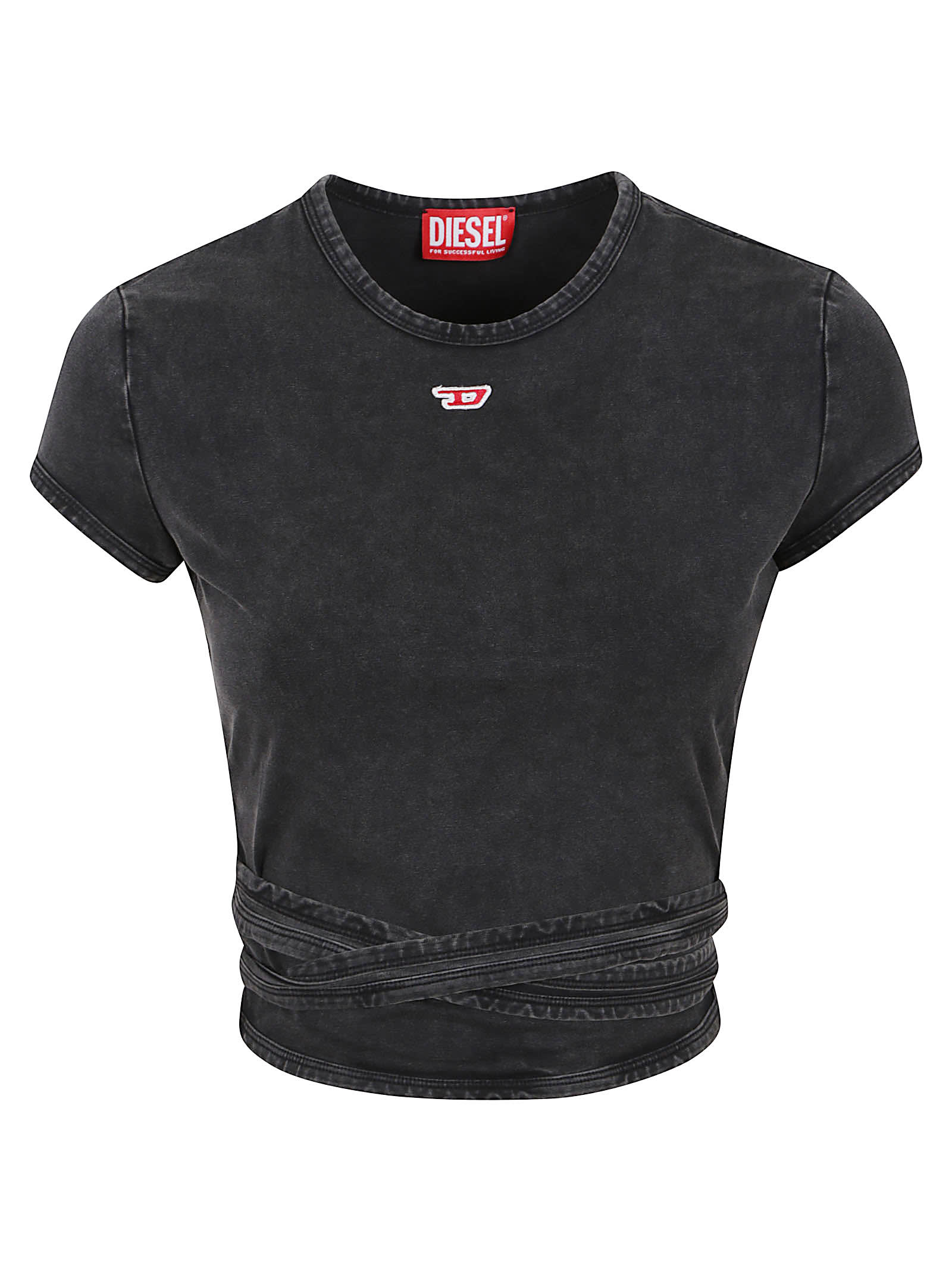 Diesel Short-sleeved T-shirt In Black
