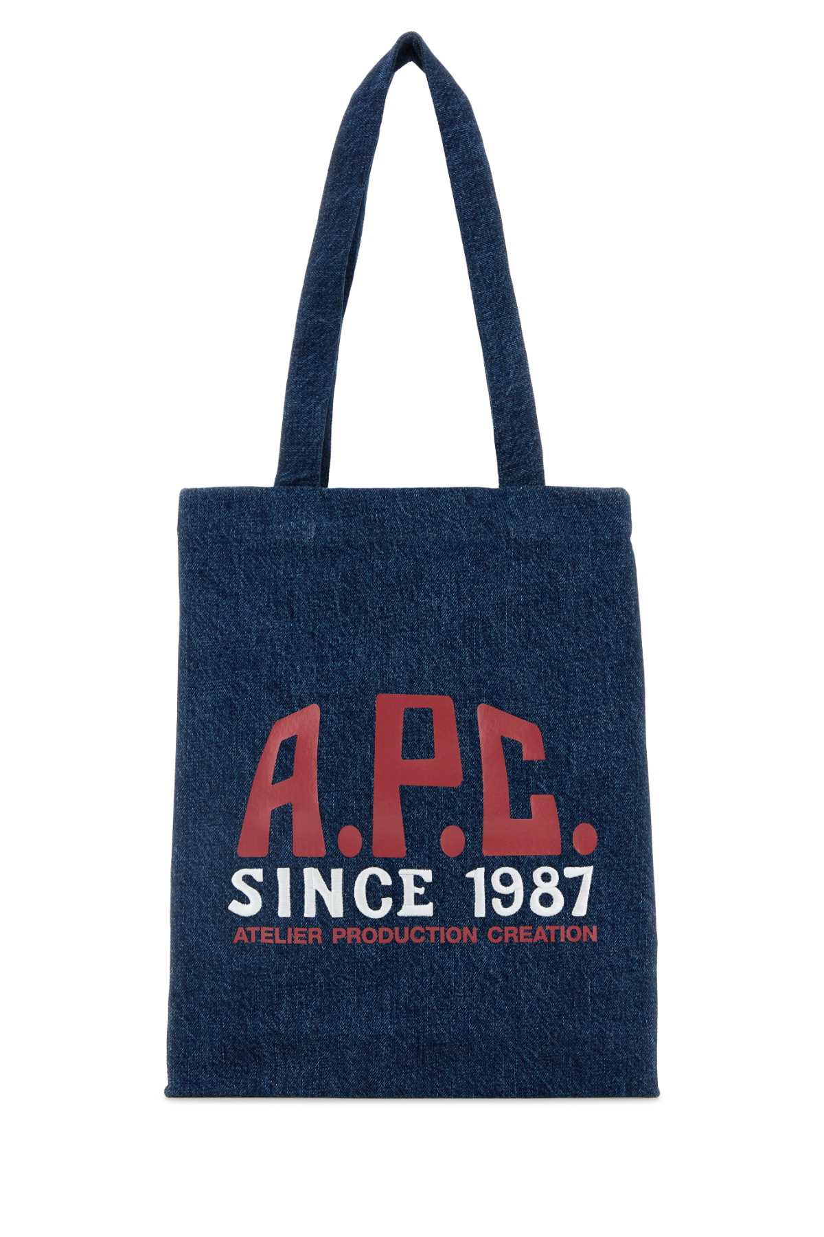 A. P.C. Denim Lou Shopping Bag