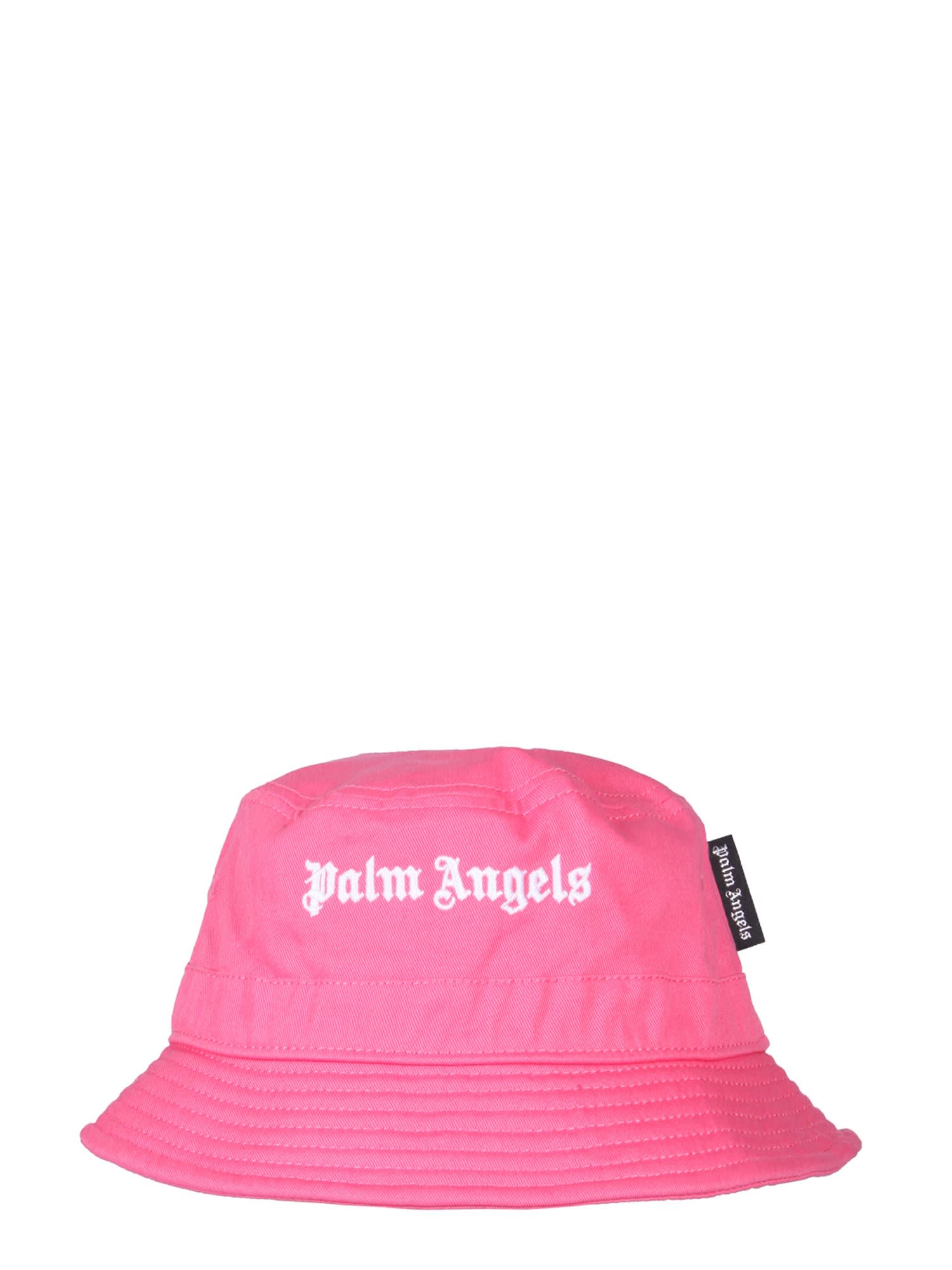 Palm Angels Embroidered Logo Bucket Hat