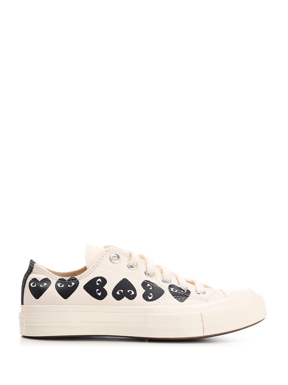 Comme des Garçons Play Ivory chuck 70 Low Sneakers