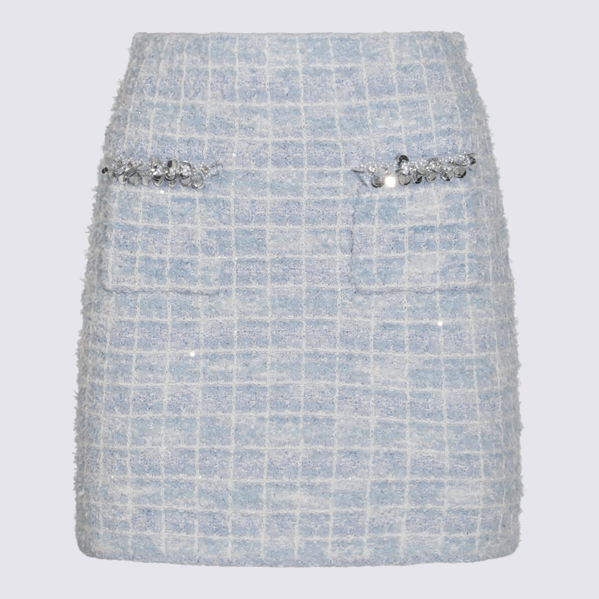 Light Blue Mini Skirt