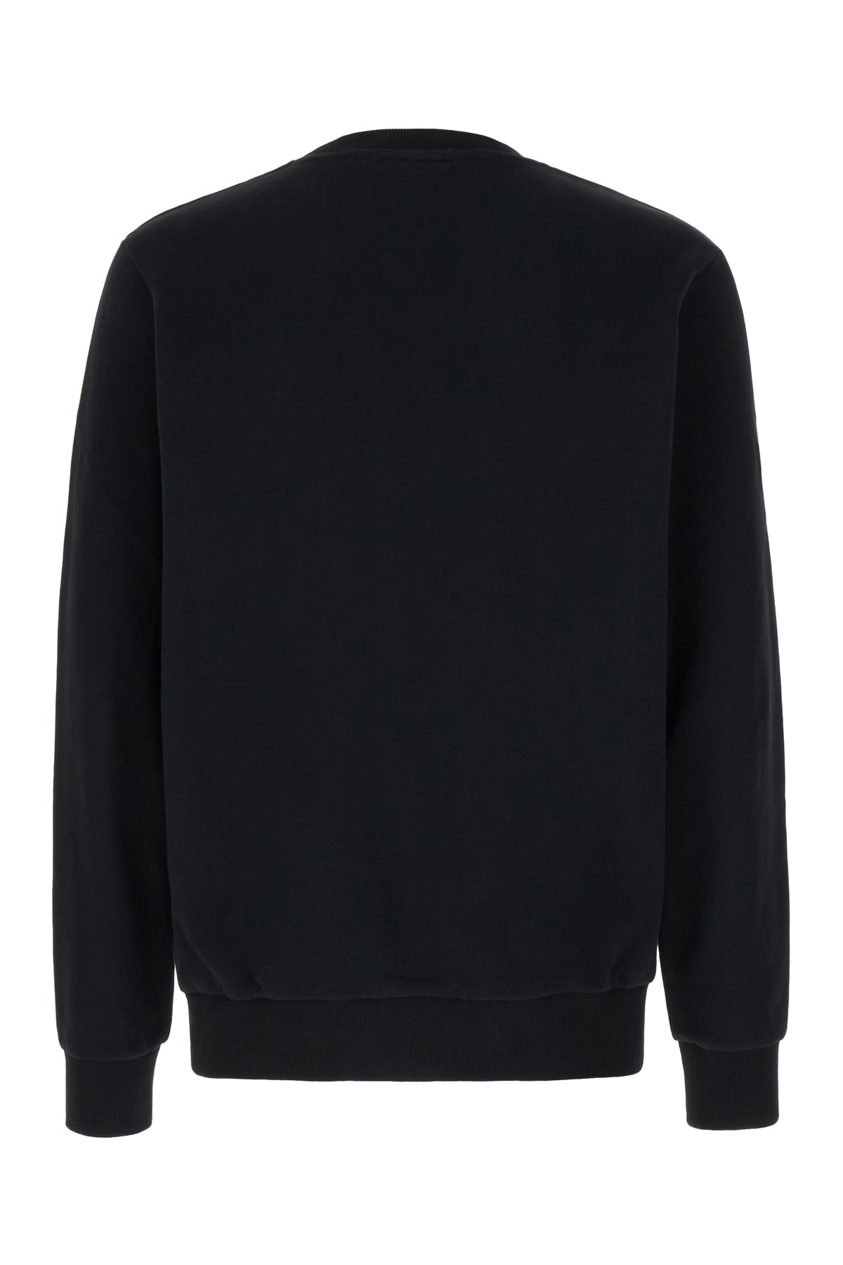 Shop Marcelo Burlon County Of Milan Black Stretch Cotton Sweatshirt In 1001