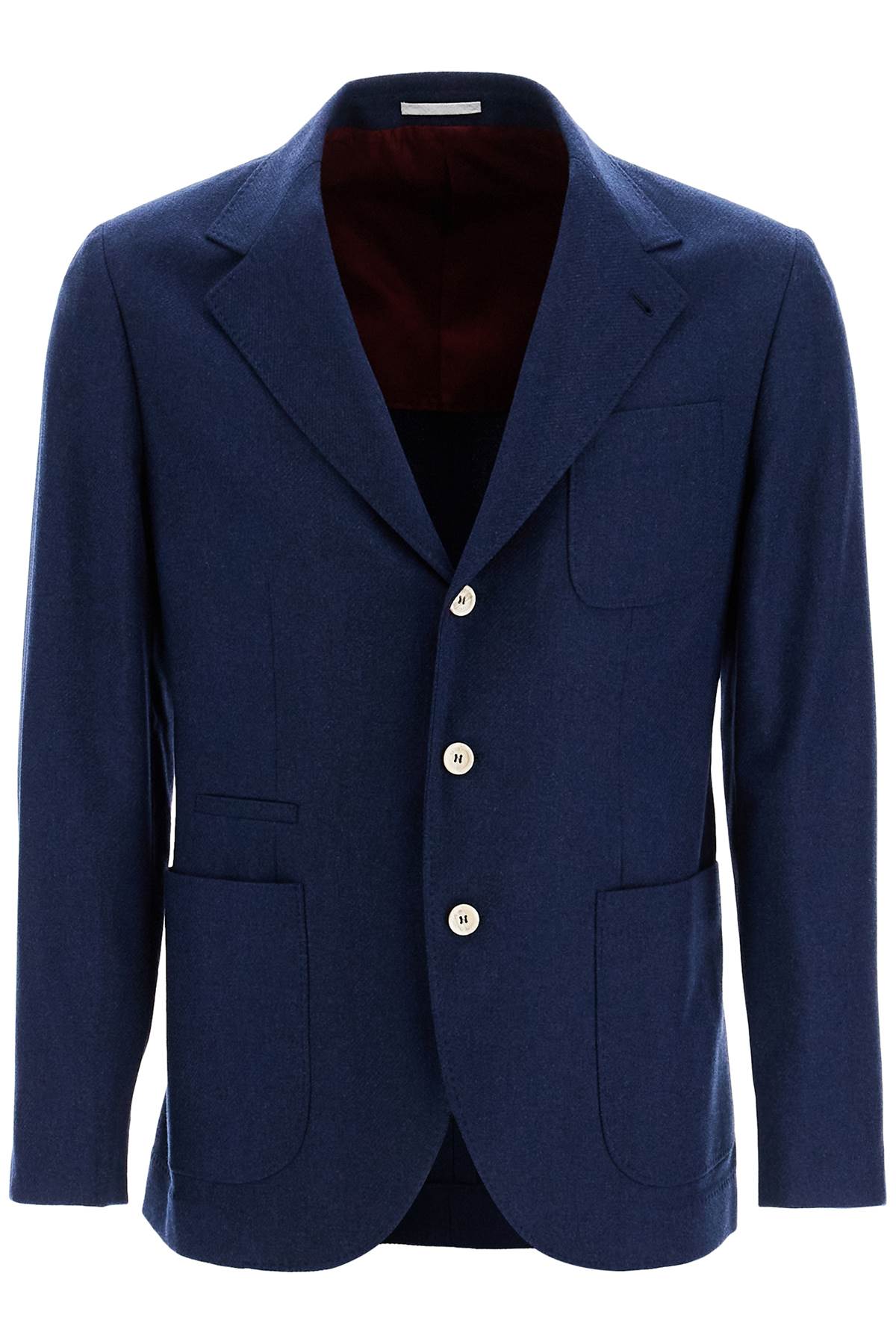 Shop Brunello Cucinelli Wool, Silk And Cashmere Blend In Blu Colorato (blue)