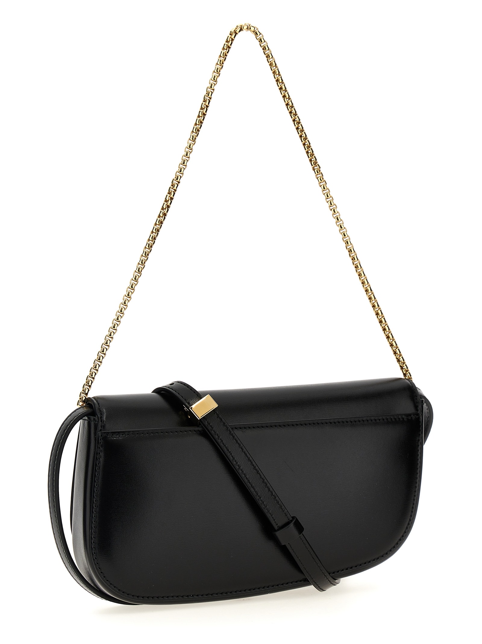 Shop Ferragamo Fiamma Xs Crossbody Bag In Black