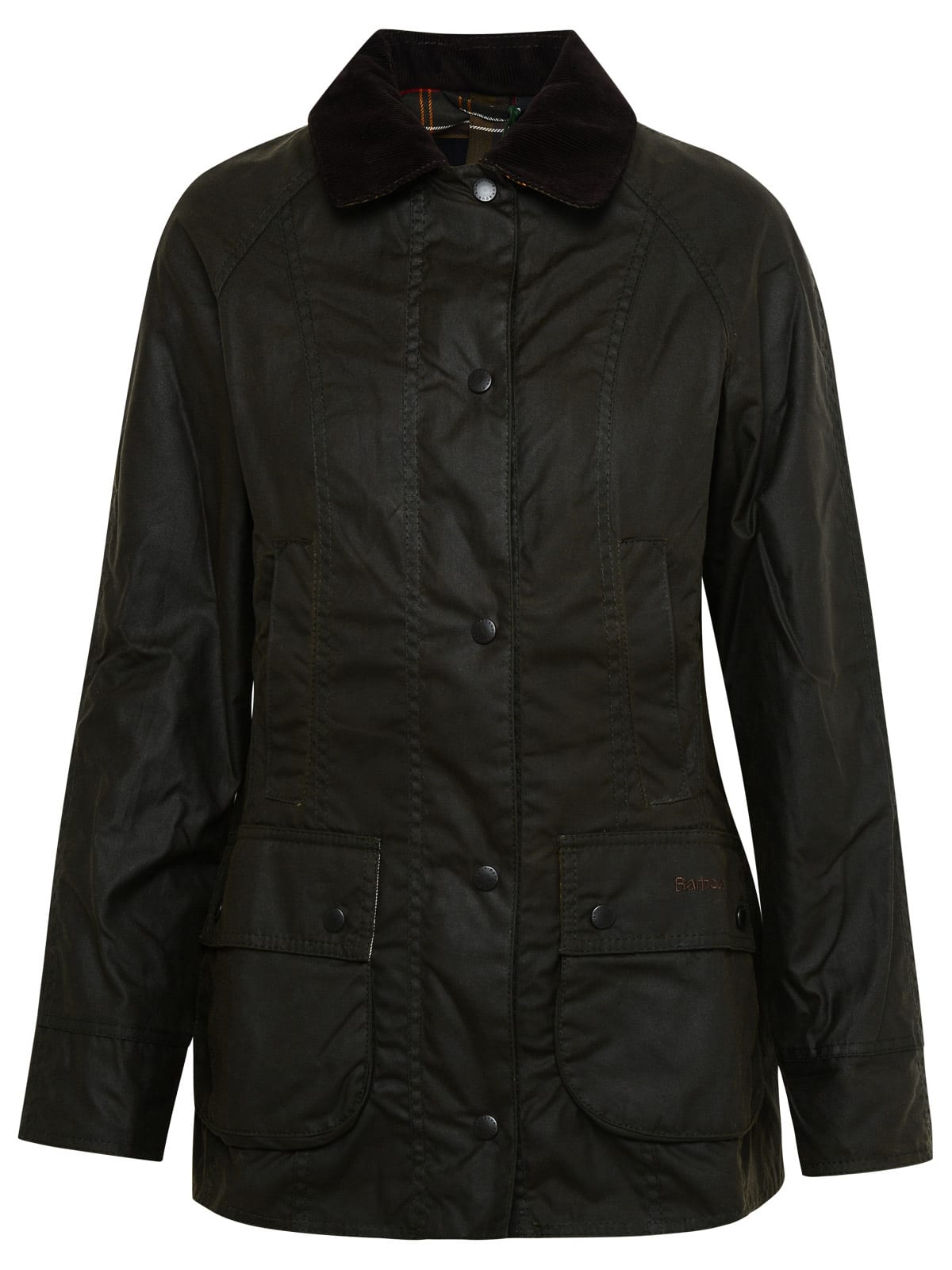 BARBOUR BROWN WAXED COTTON BEADNELL JACKET