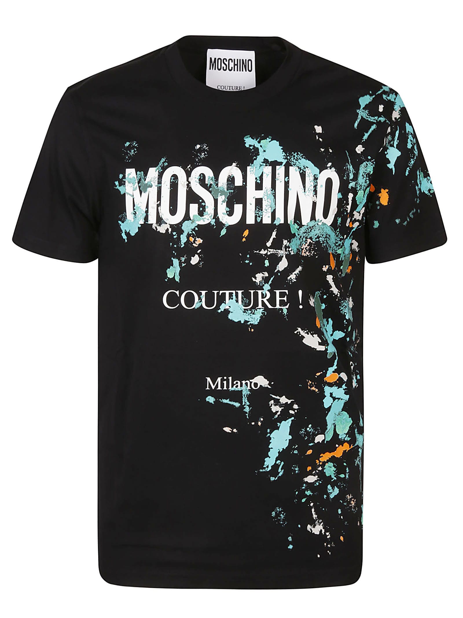 Shop Moschino T-shirt In Nero Fantasia