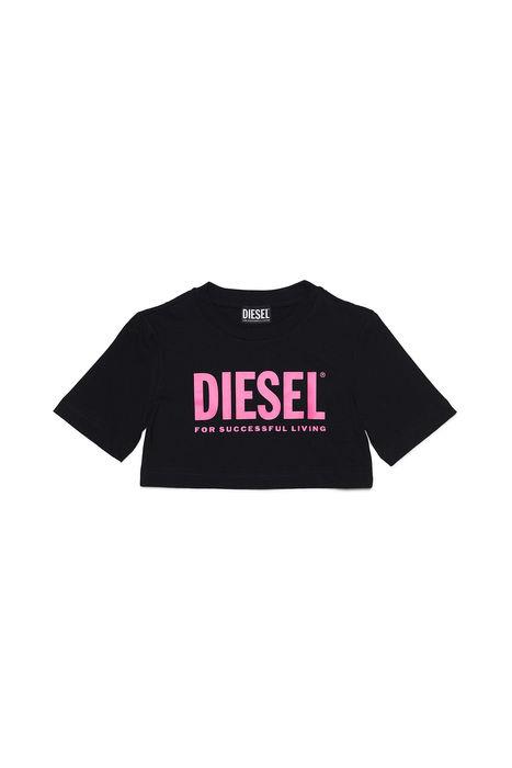 Diesel T-shirt With Crop Print