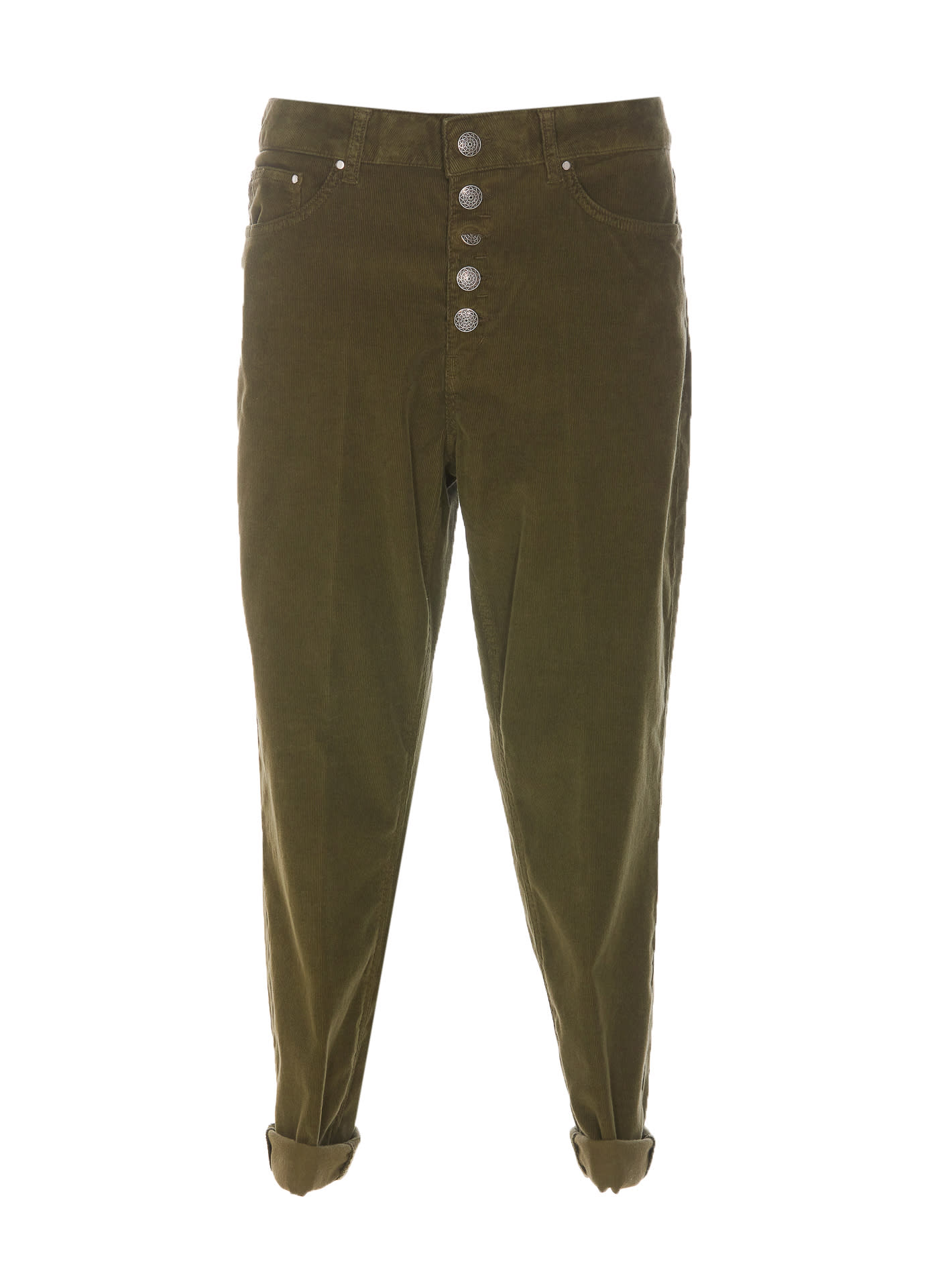 Shop Dondup Koons Gioiello Pants In Green