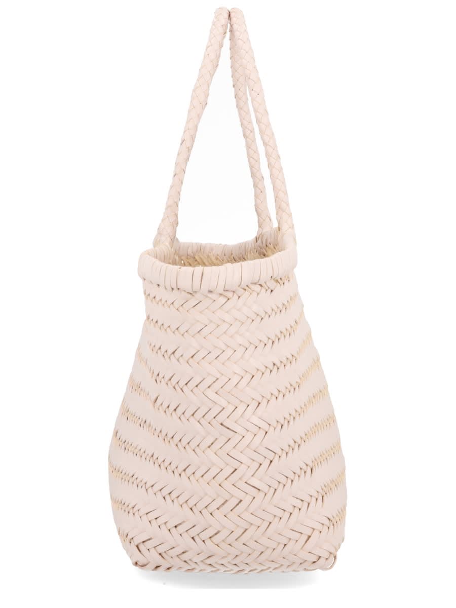 Dragon Diffusion Woven Tote Bag Braided Handles In Neutral