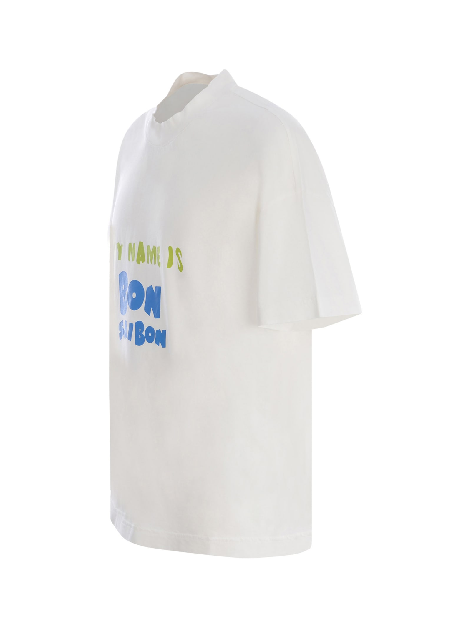 Shop Bonsai T-shirt  Saibon In Cotton In Bianco