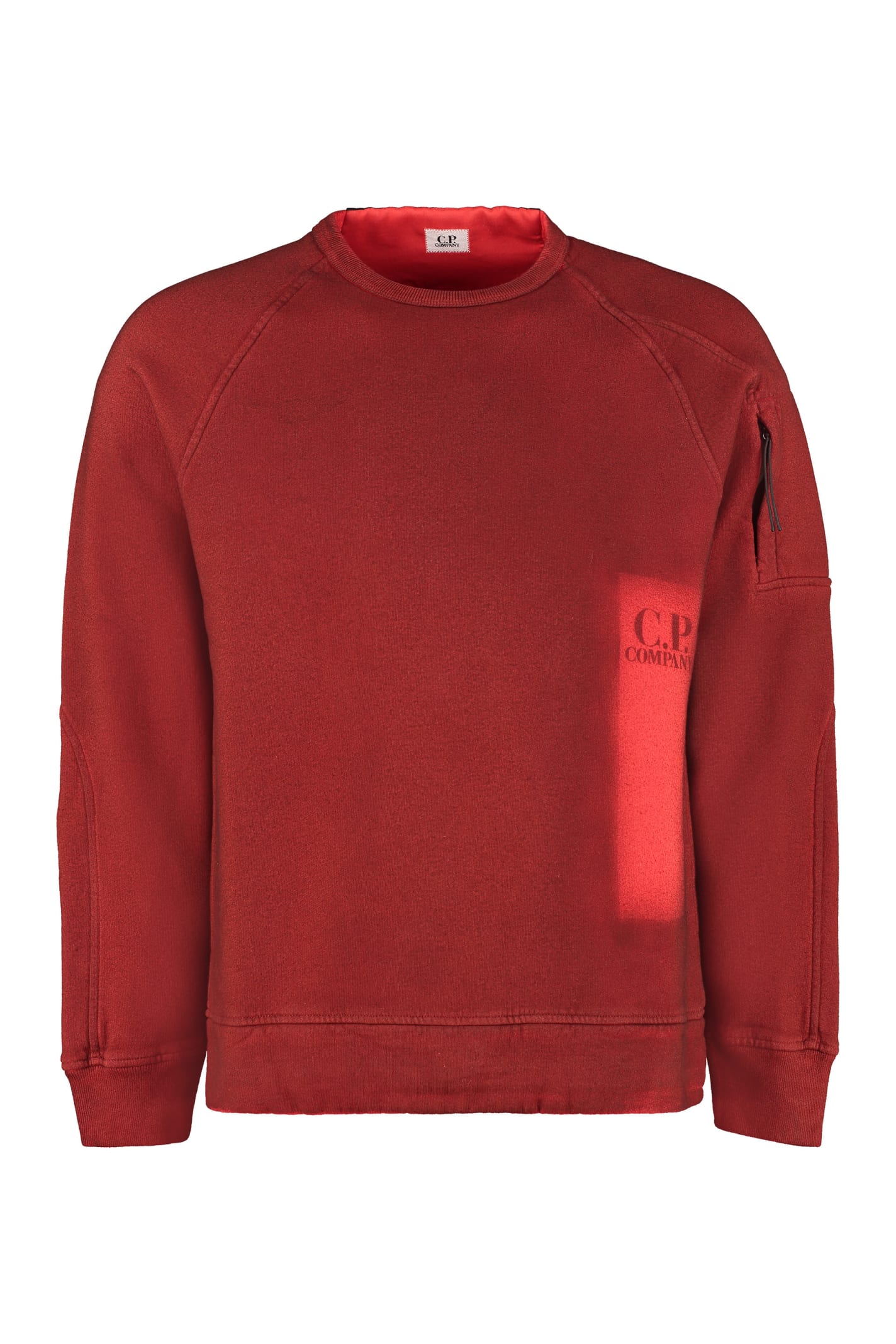 cp company logo sweatshirt