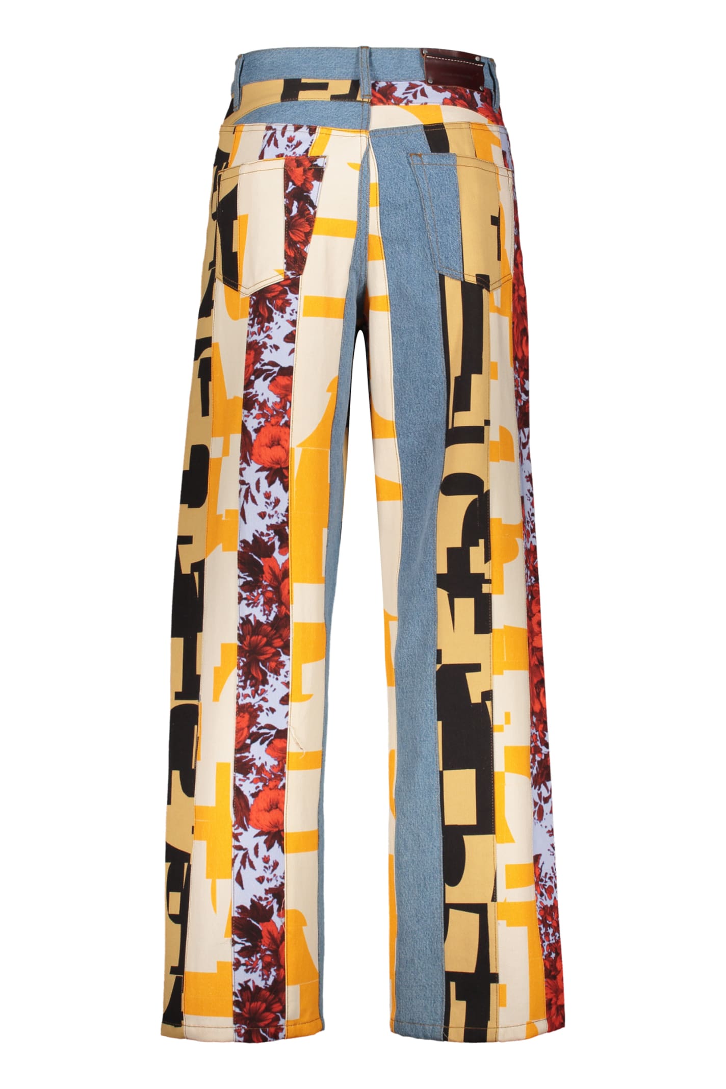 Shop Dries Van Noten 5-pocket Jeans In Multicolor