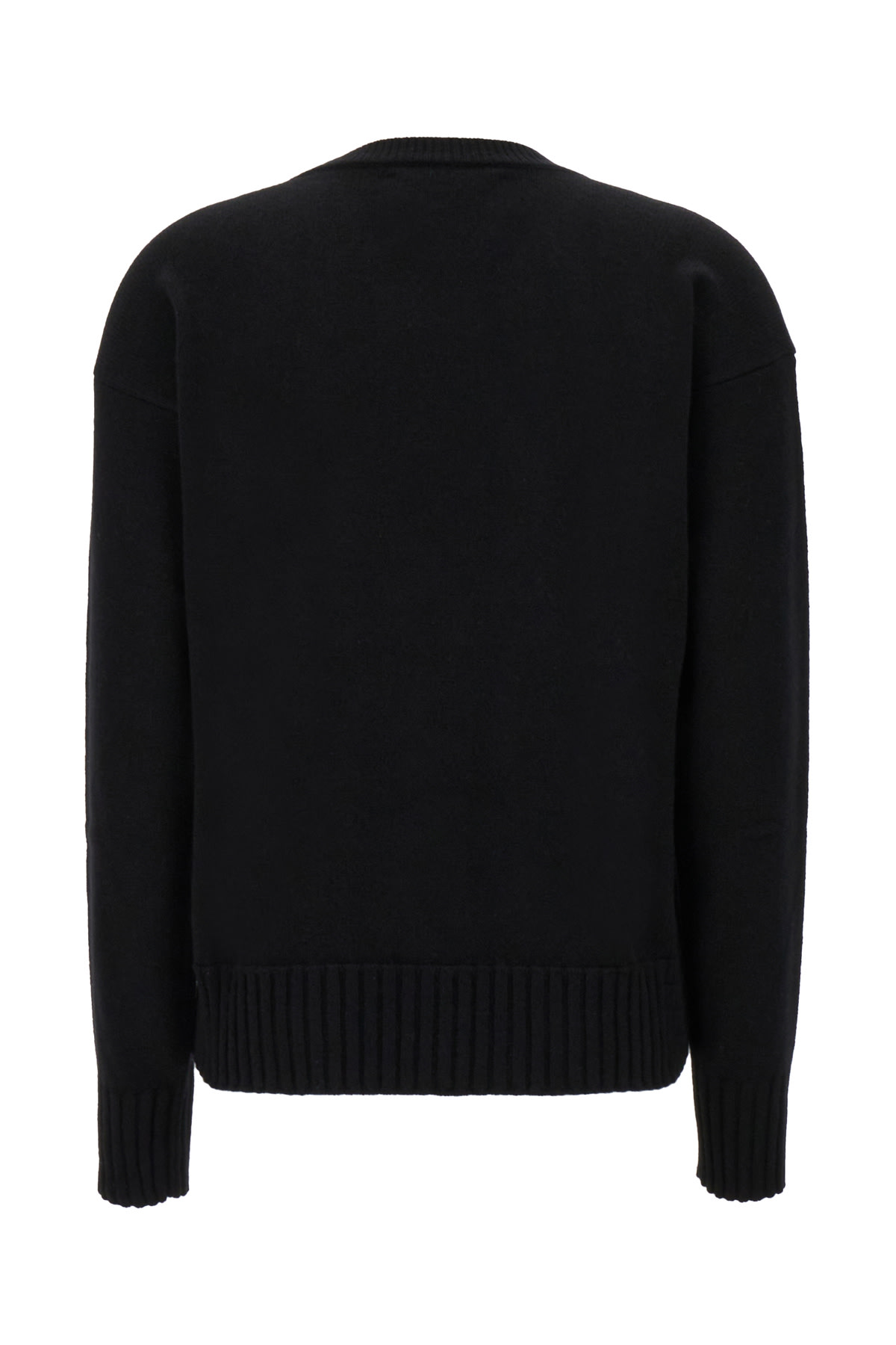 Shop Jil Sander Black Cashmere Oversize Sweater In 001