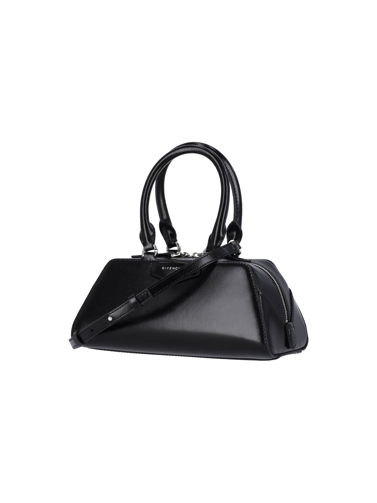 Givenchy Antigona East-west Small Handbag In Black