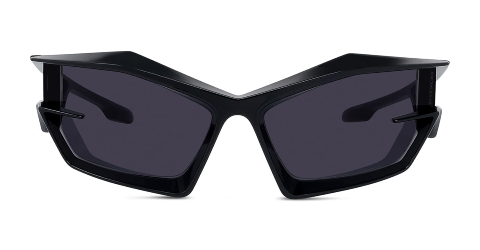 Giv Cut - Shiny Black Sunglasses
