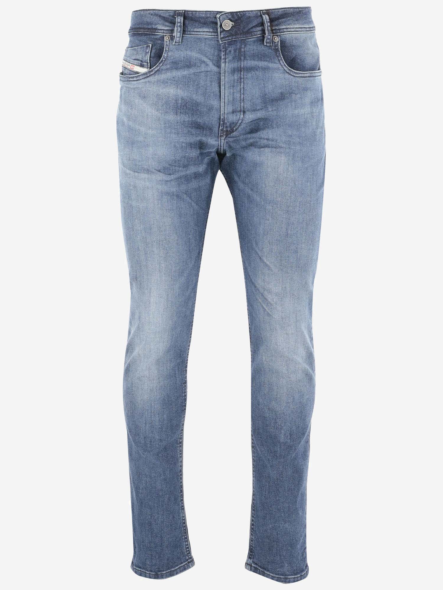 Shop Diesel Stretch Cotton Blend Denim Skinny Jeans In Blue