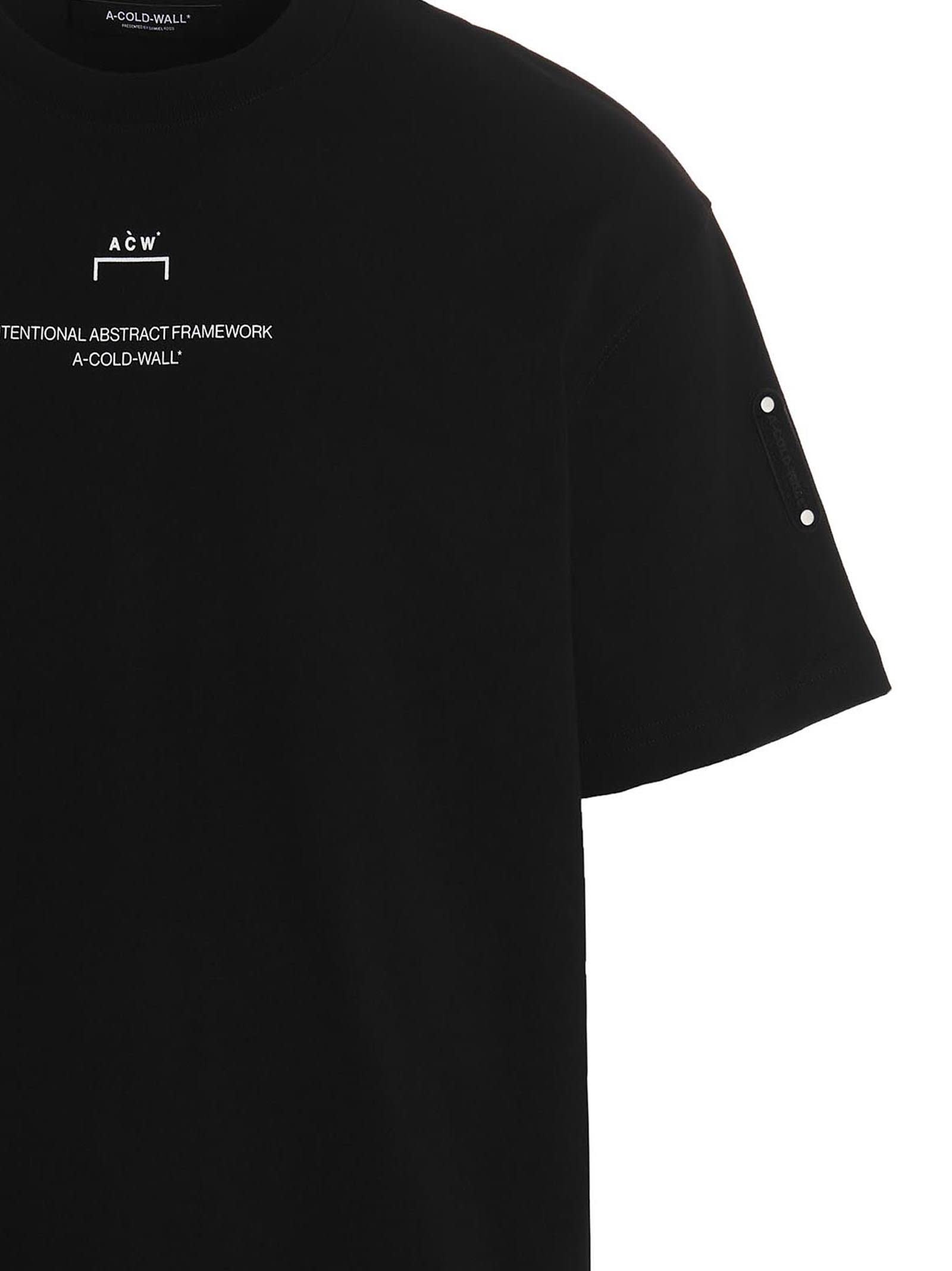 A-cold-wall* Brutalist T-shirt In Black | ModeSens