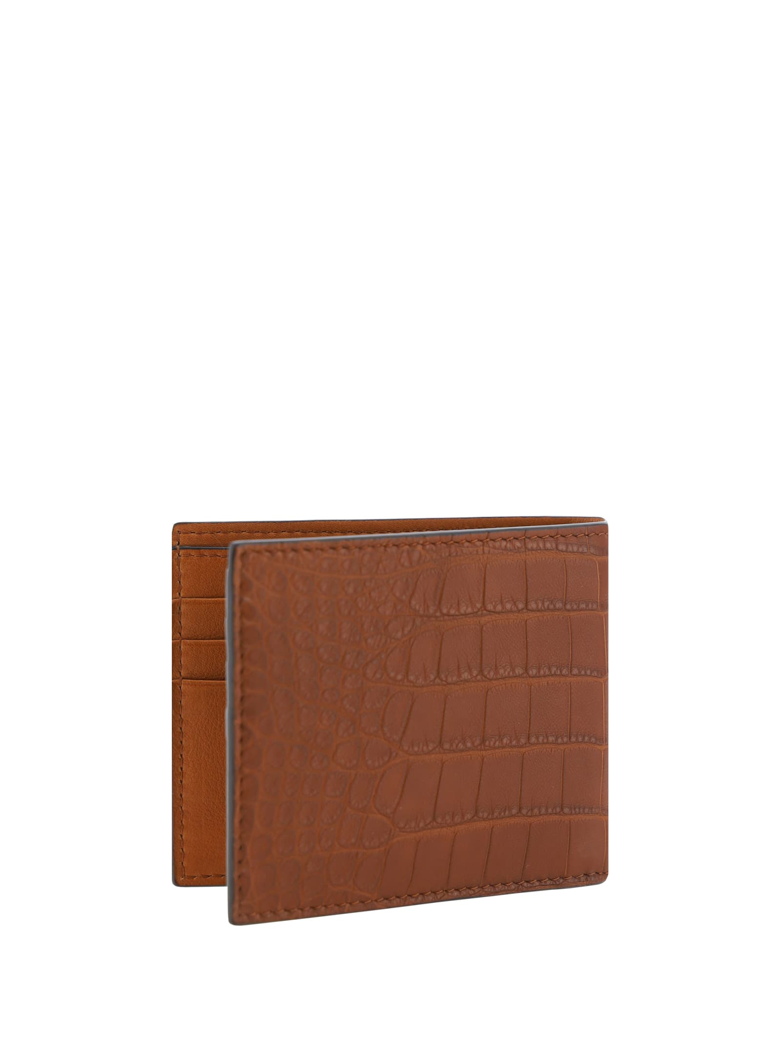 Shop Brunello Cucinelli Wallet In Cognac