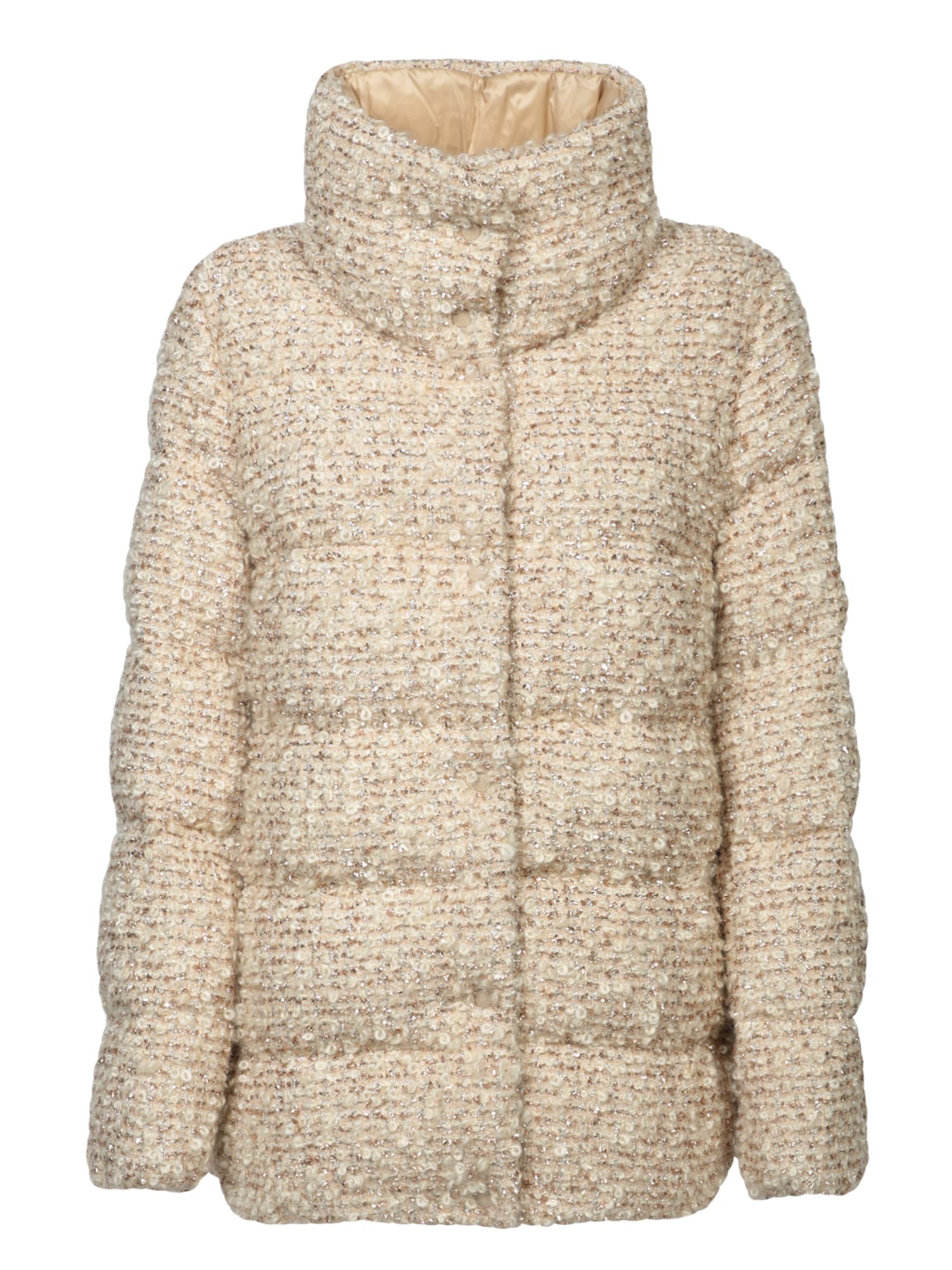 Shop Moncler Cochevisse Beige Jacket