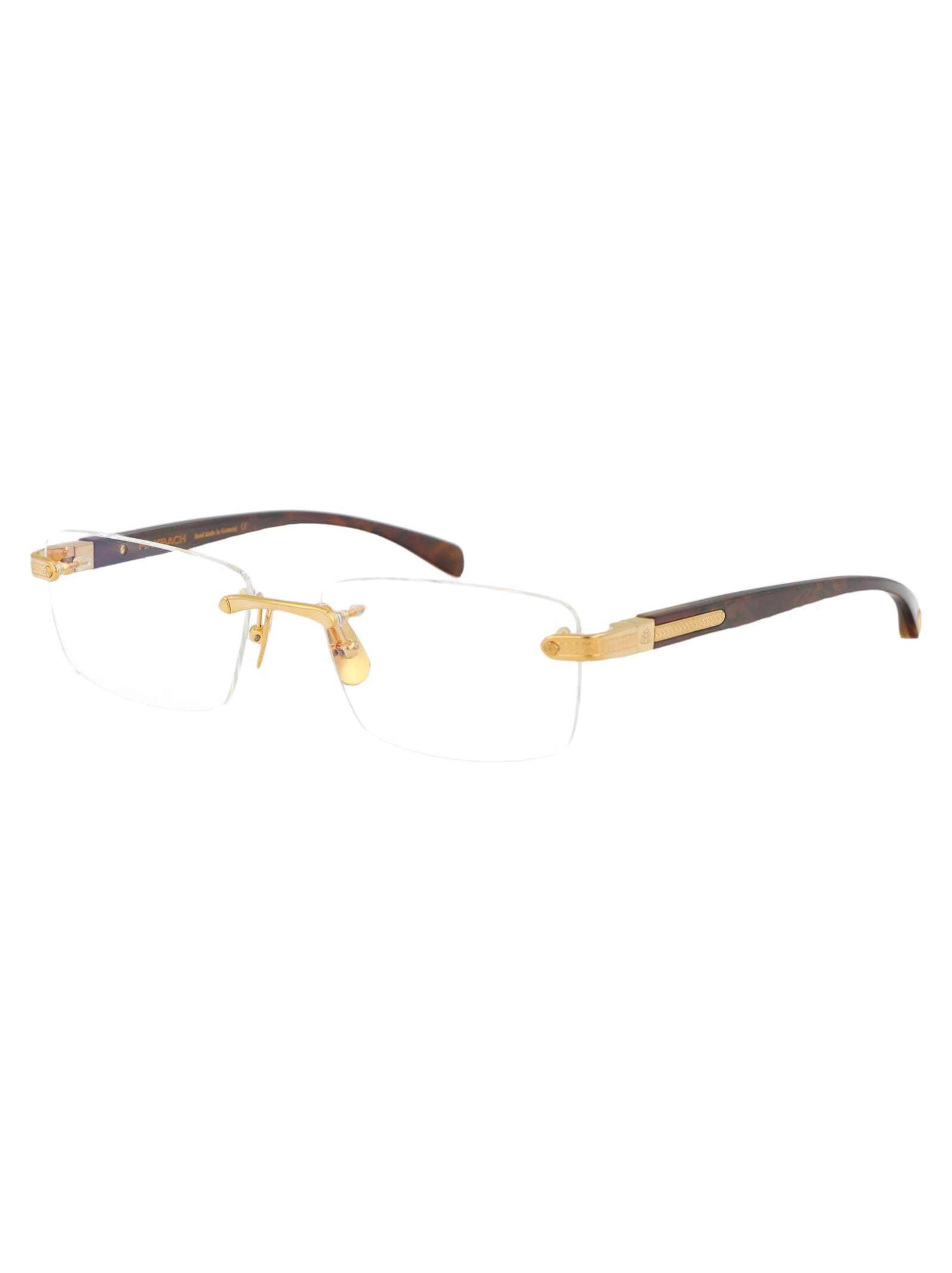 Shop Maybach Eyewear The Regent I Glasses In Gold