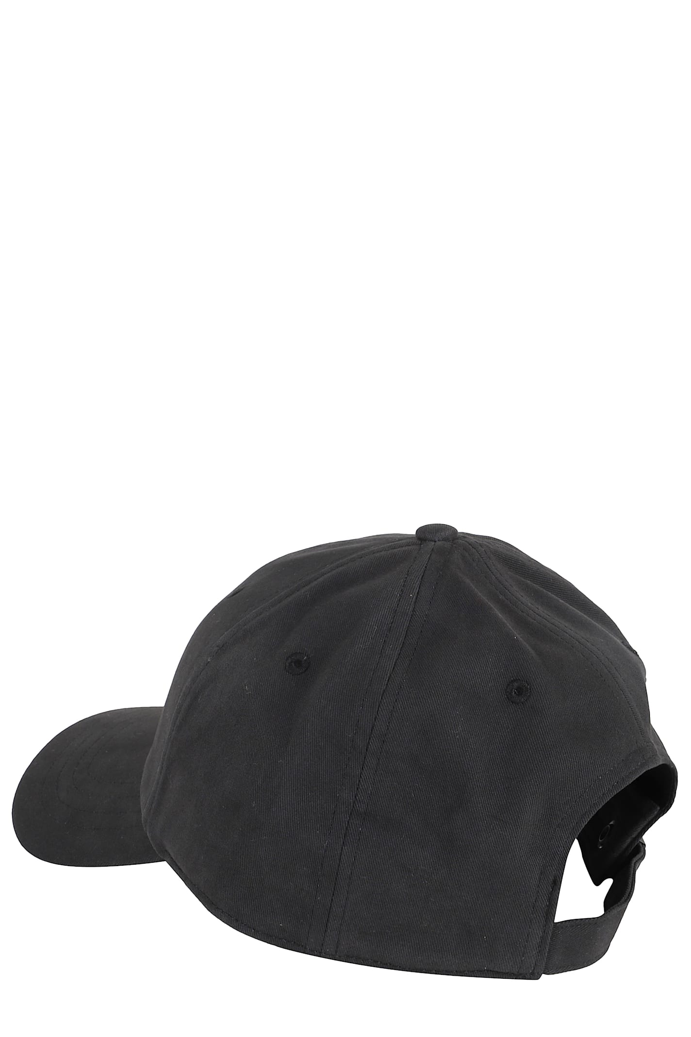 Canada Goose Classic Black Baseball Cap With Embroidered Logo In Gray