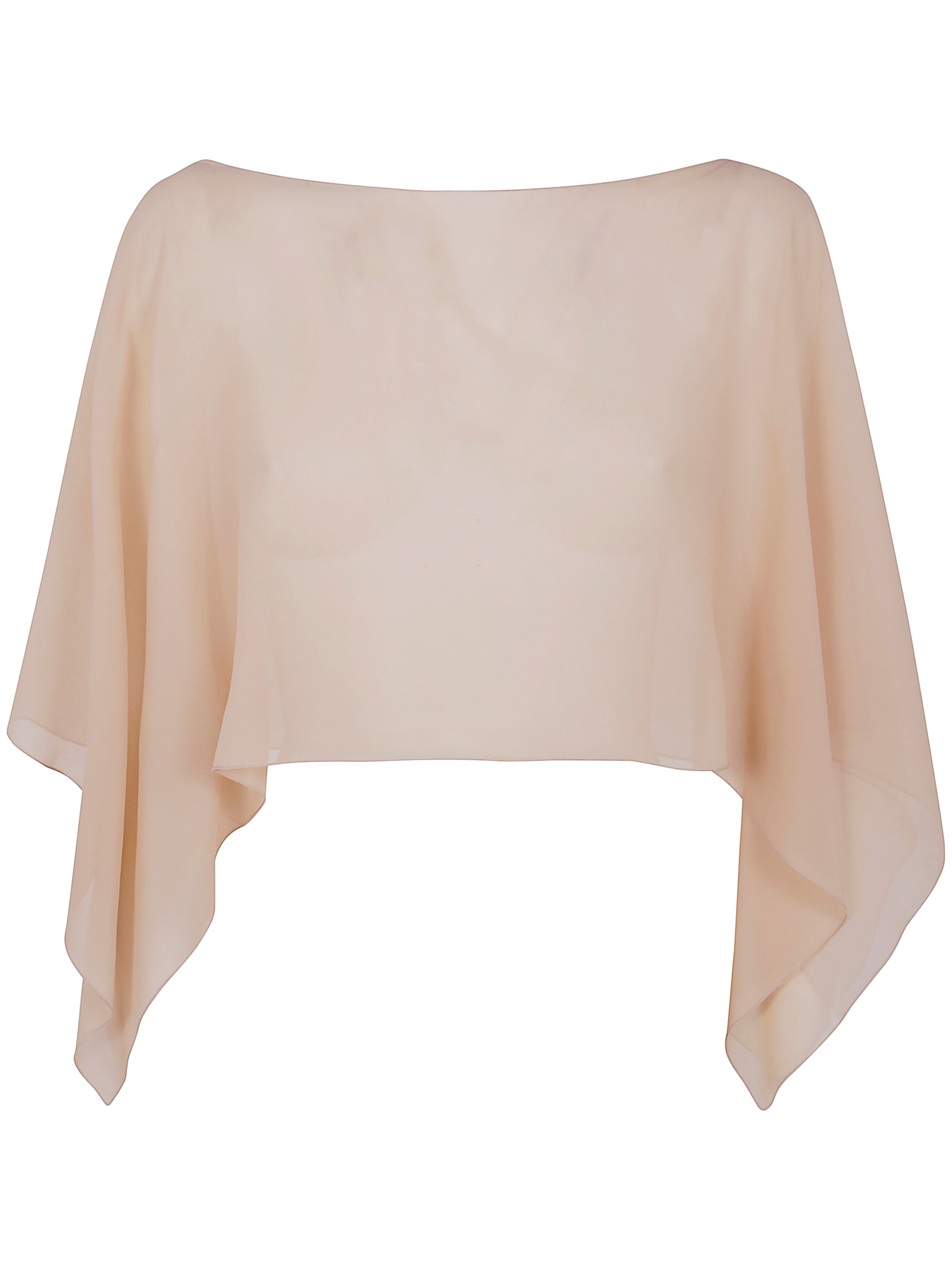 D. Exterior Silk Georgette Cape