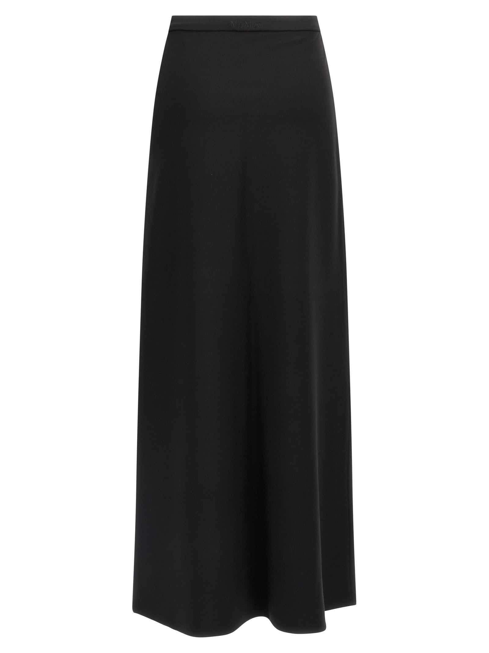 Max Mara Elastic Waist Skirt In Black