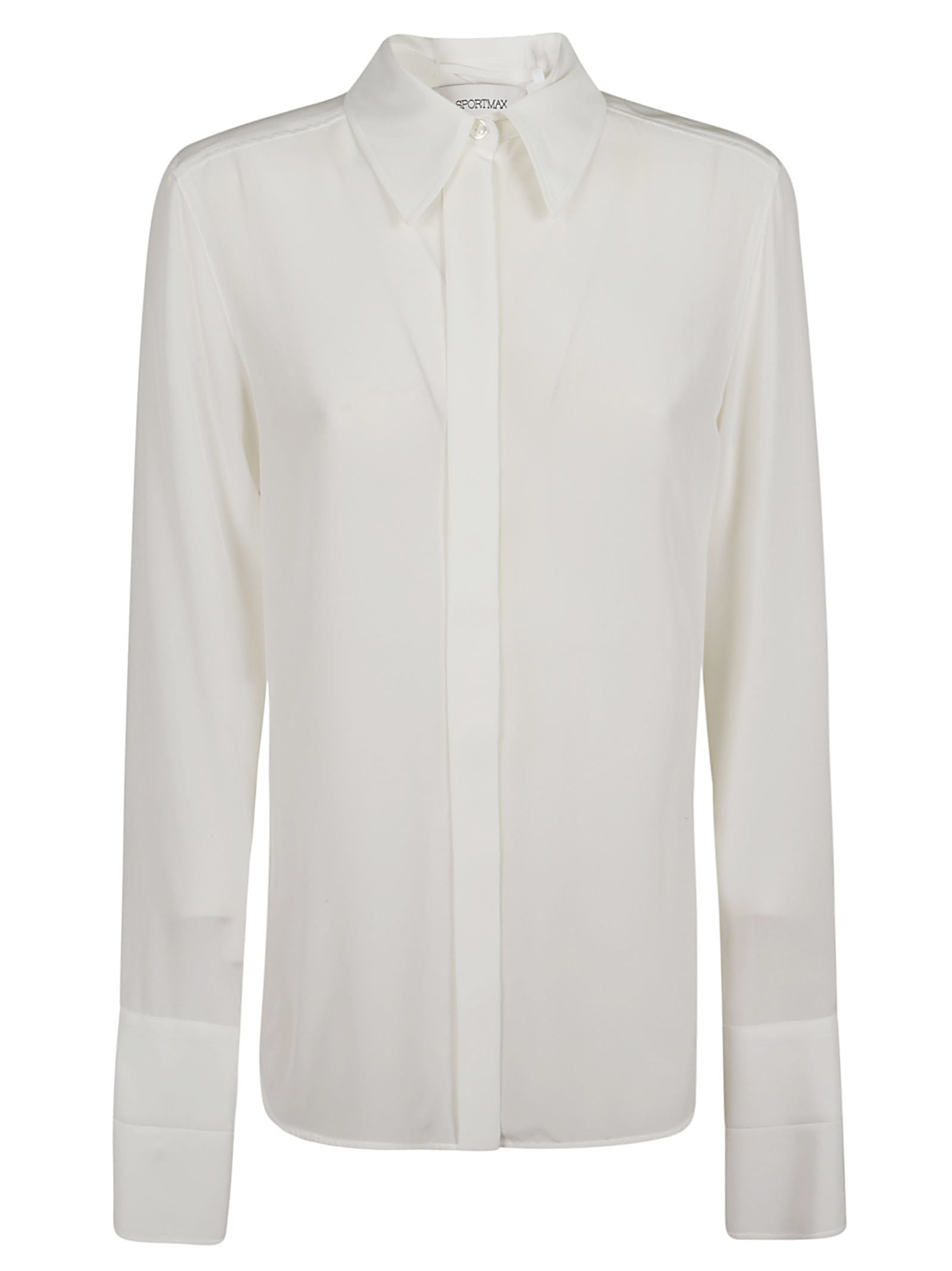 Shop Sportmax Lelia Camicia In Bianco