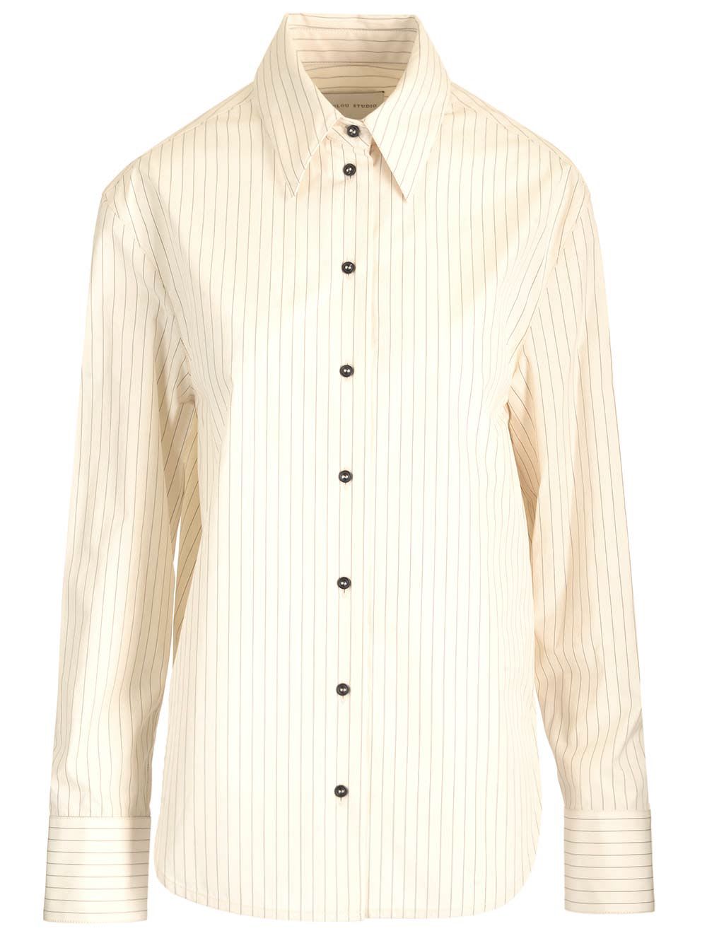 Ivory Striped Shirt