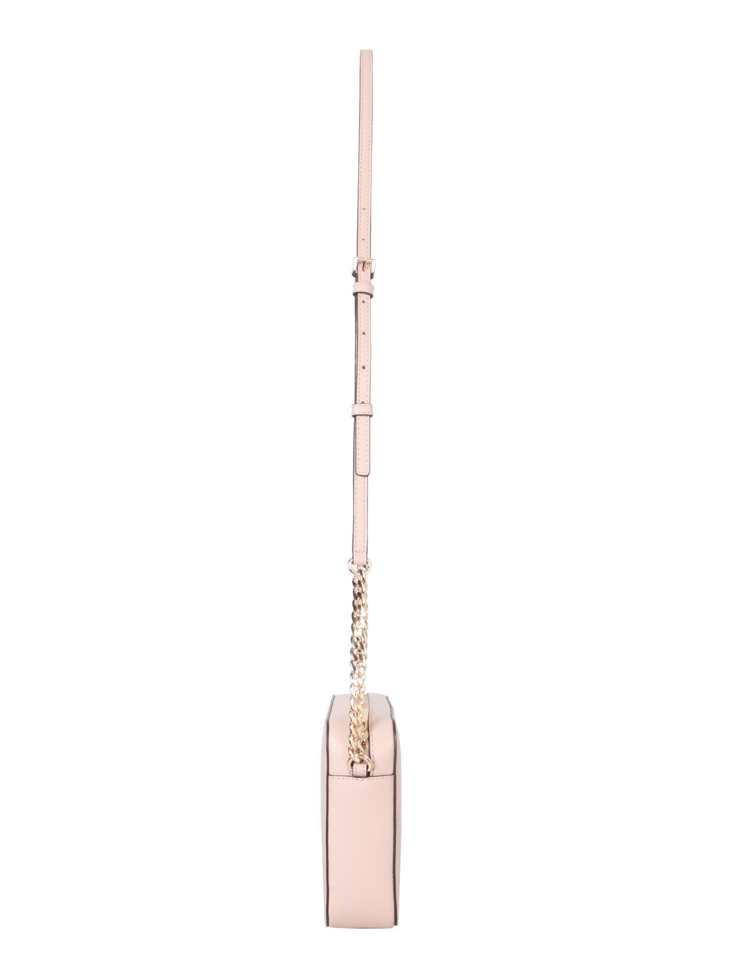 Shop Michael Michael Kors Jet Set Large Shoulder Bag In Rosa