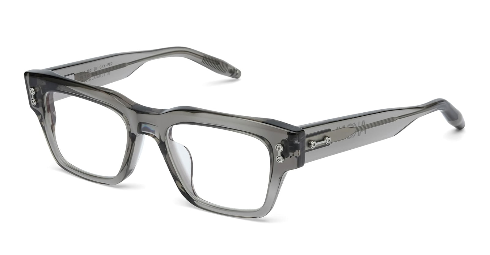 Akoni Columba - Crystal Dark Grey / Black Palladium Rx Glasses