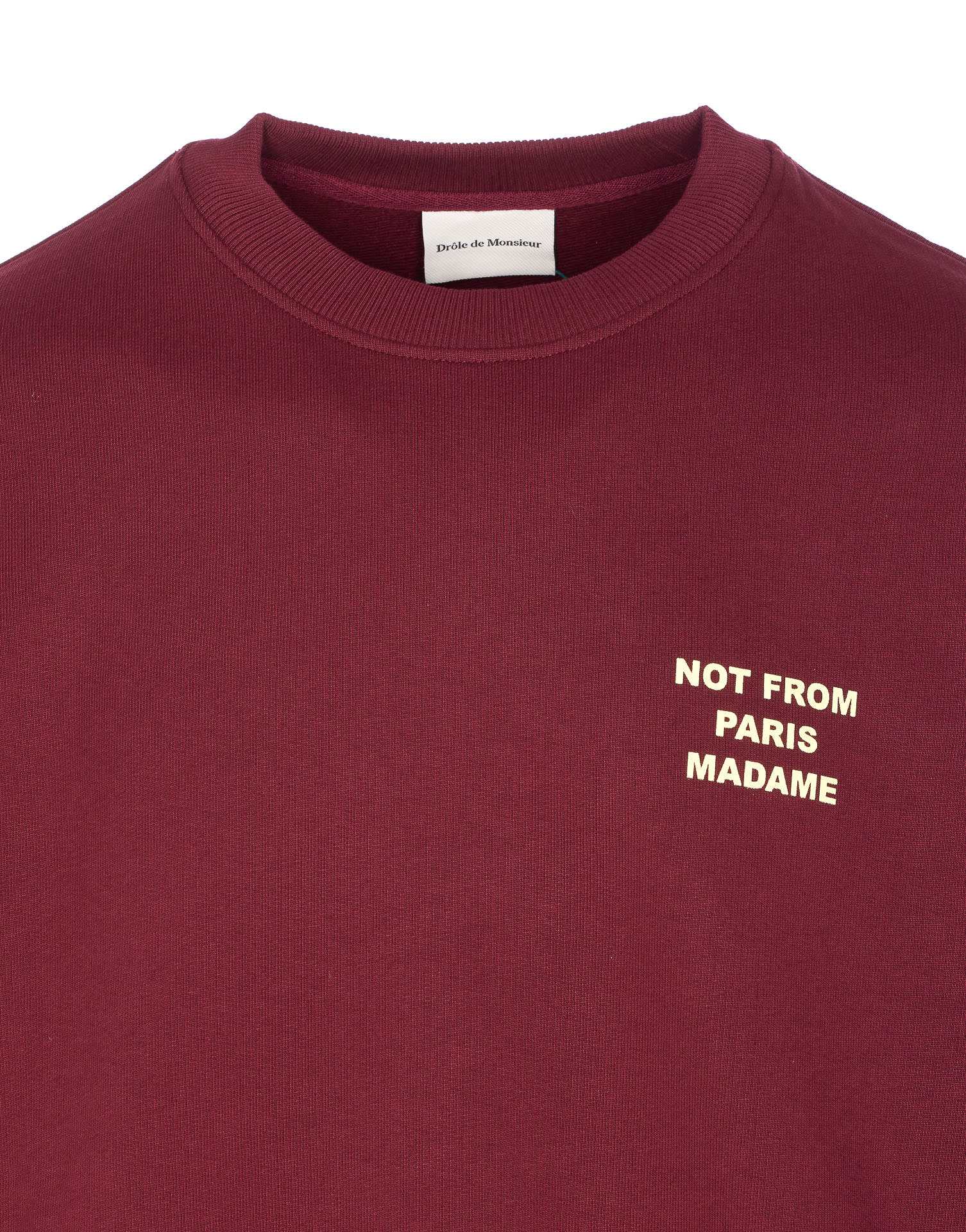 Drôle De Monsieur Le Slogan Sweatshirt In Red