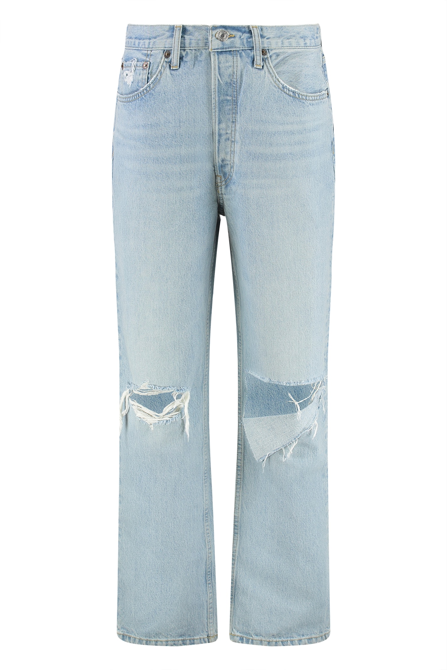 5-pocket Straight-leg Jeans