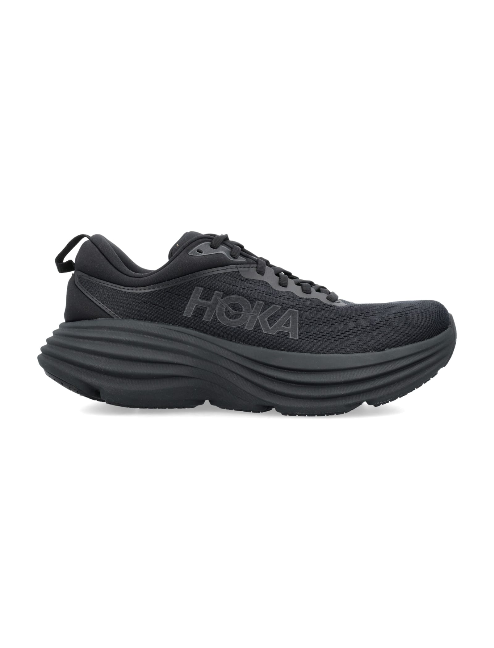 Shop Hoka M Bondi 8 Sneaker In Black