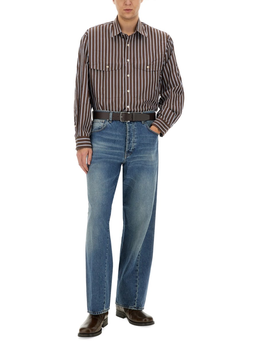 Sunflower Belt Loop Denim Trousers In Denim