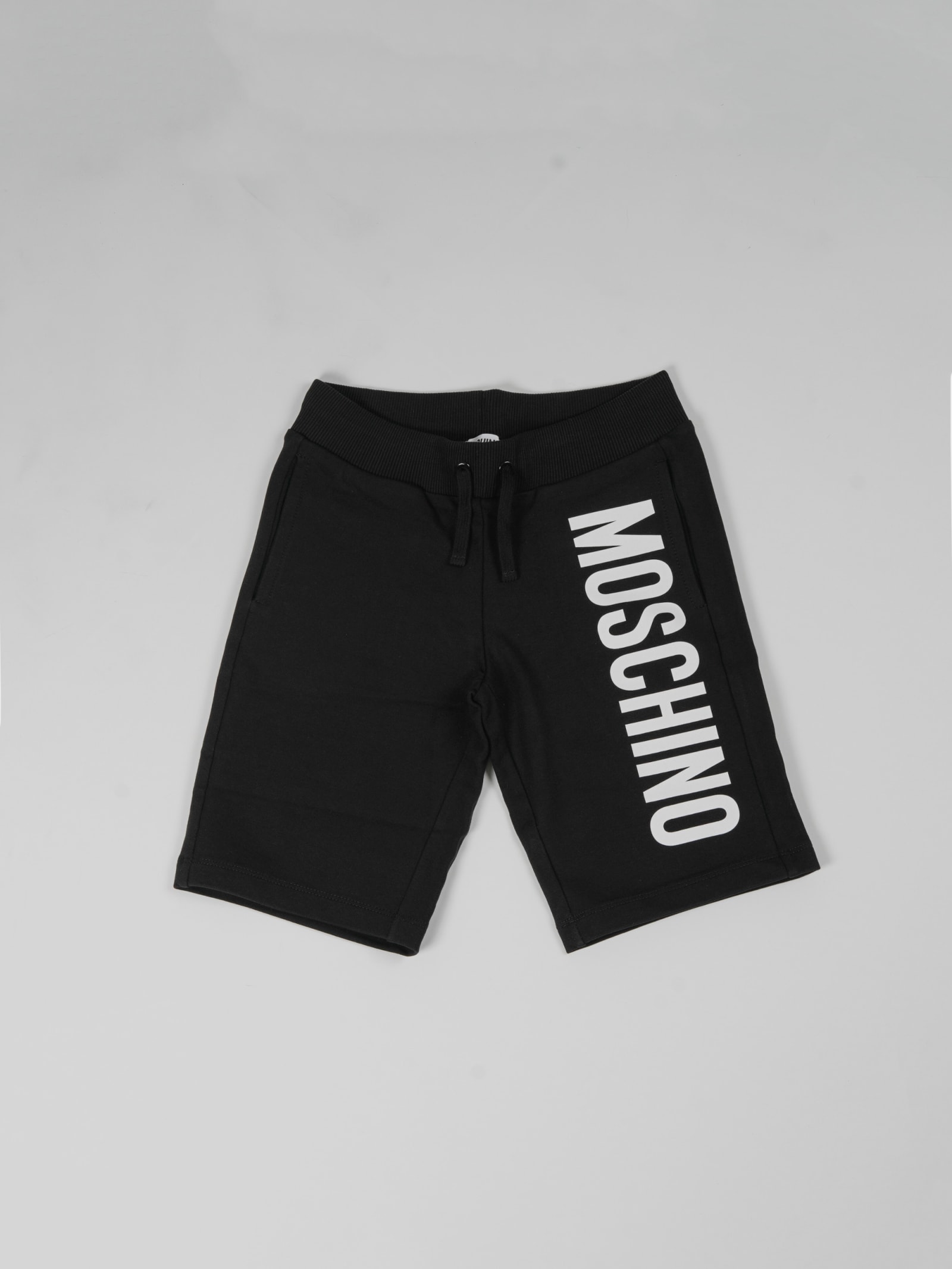 Moschino Jersey With Logo Shorts
