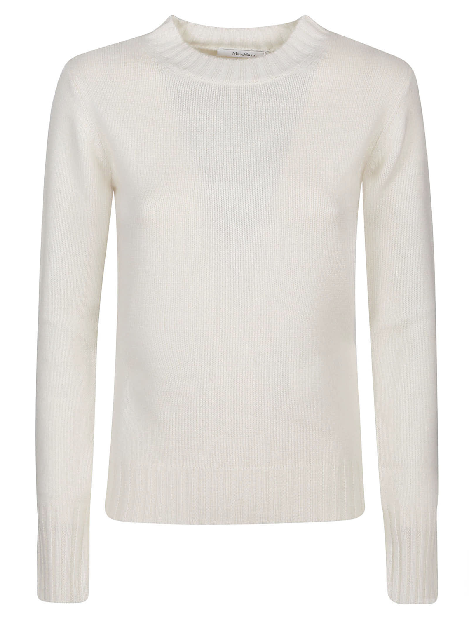 Max Mara Omelia Sweater In Bianco