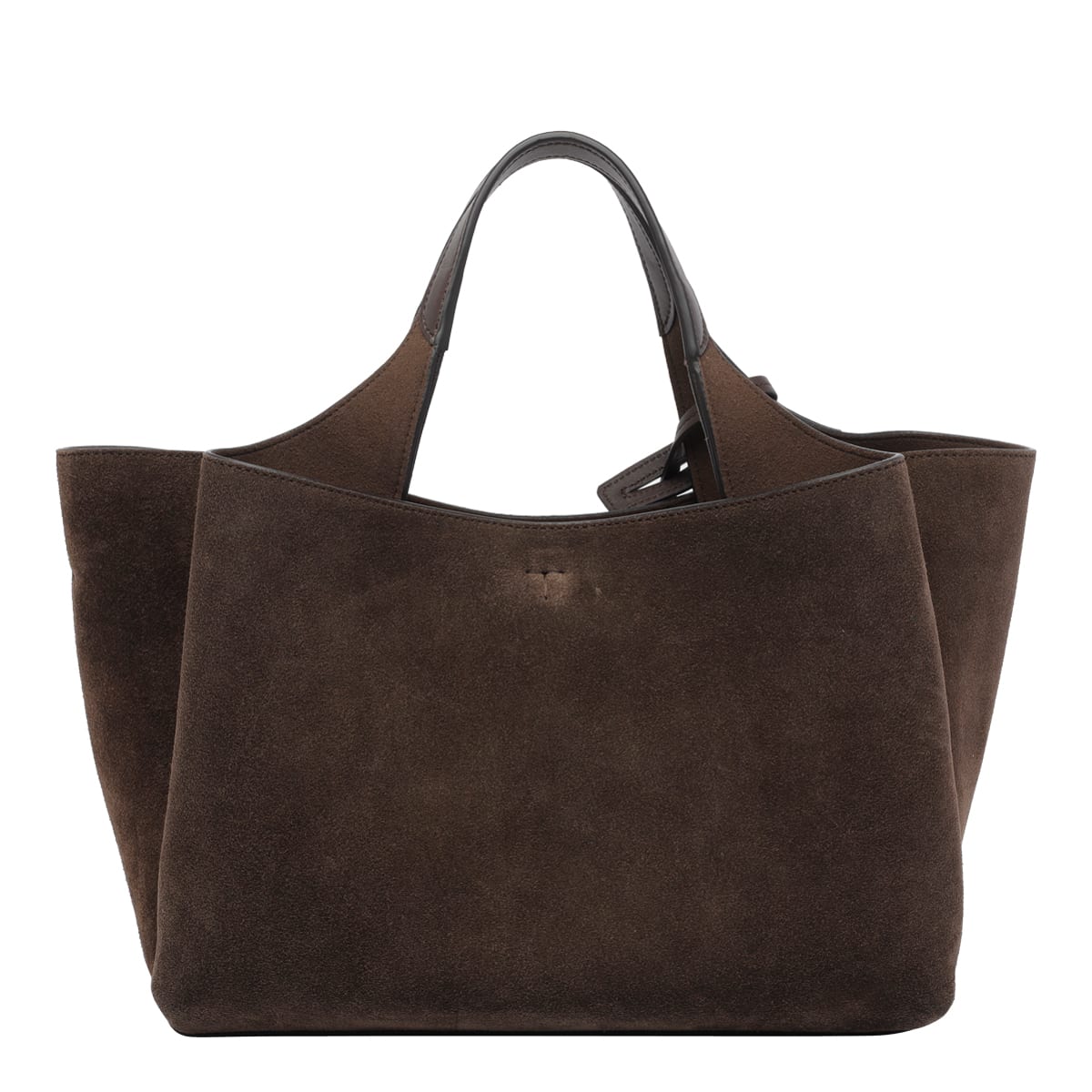 Tod's T Pendant Logo Medium 2 Handles Bags In Brown