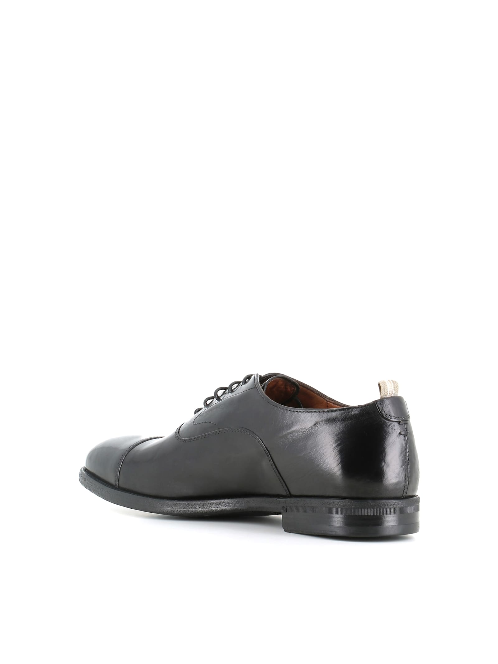 Officine Creative Derby Vanderbilt Caou/011 In Black