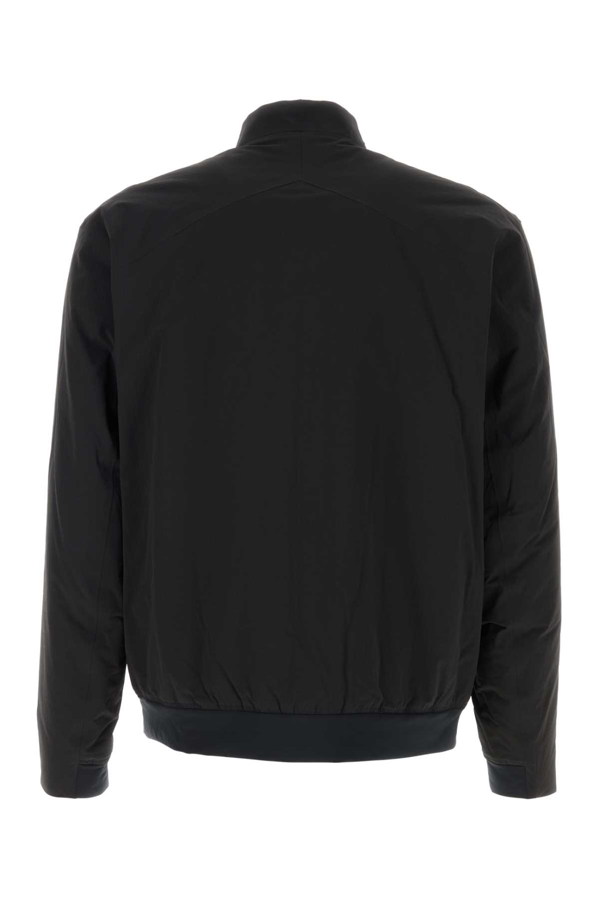 Arc'teryx Black Stretch Nylon Diode Bomber Jacket In Black