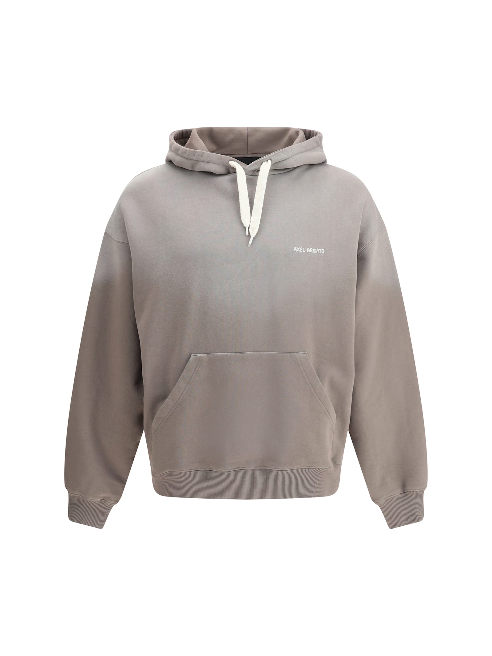 Axel Arigato Cotton Hoodie In Gray