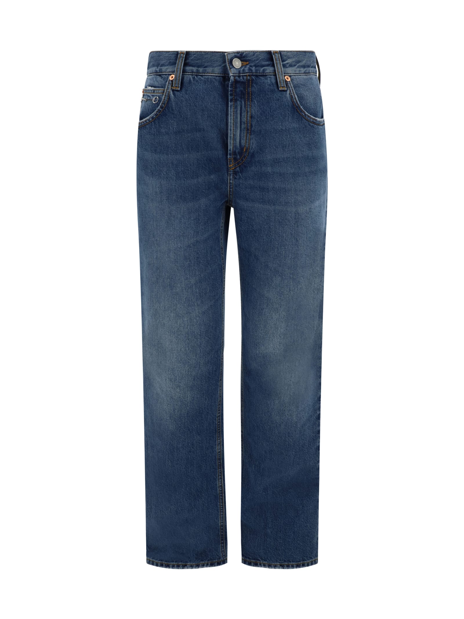 Shop Gucci Jeans In Blue/mix